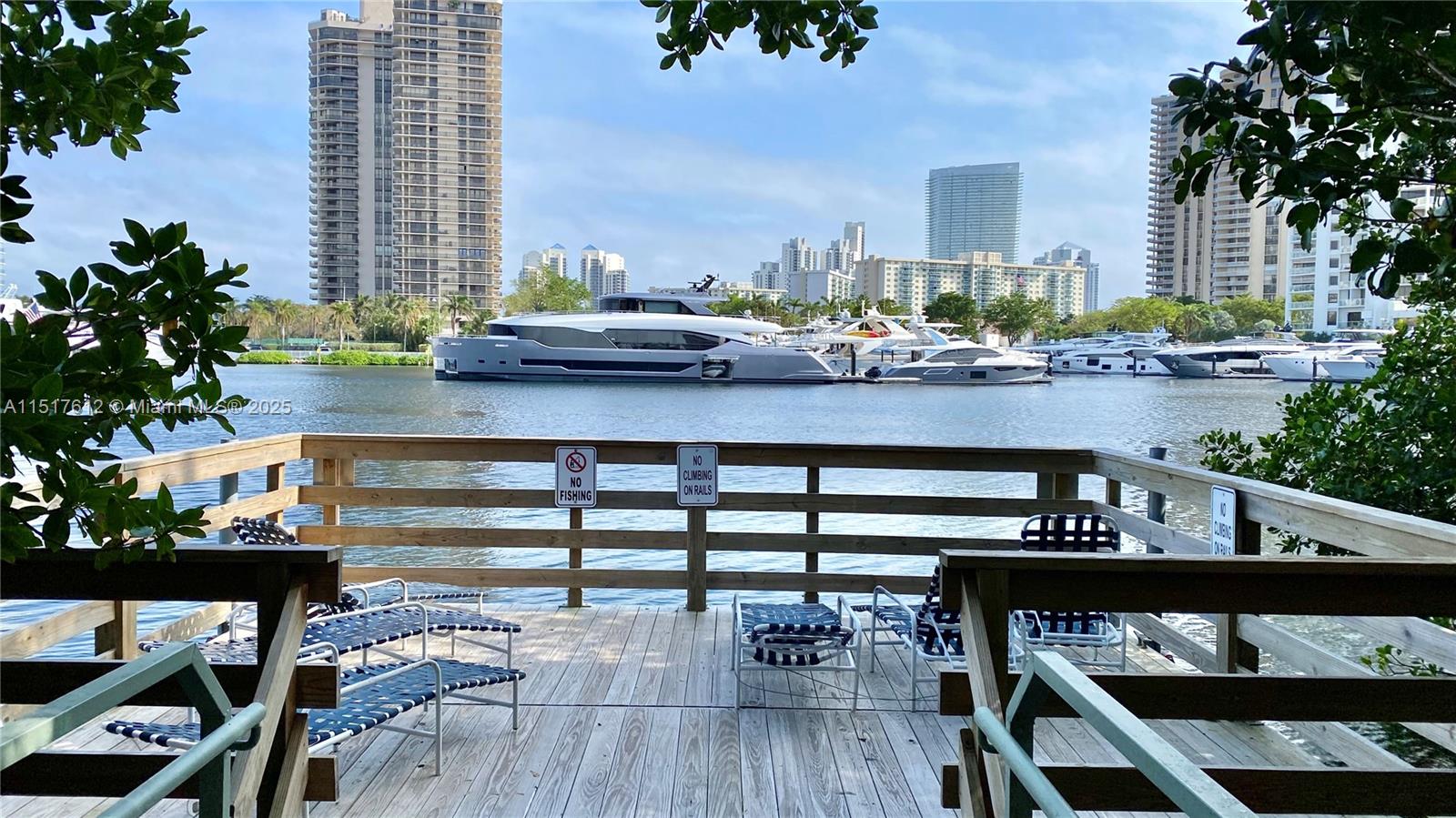 LOWEST PRICE IN THE YACHT CLUB !!! GREAT 1 BED/1 FULL BATH IN THE YACHT CLUB GATED COMMUNITY IN AVENTURA!! LOCATED ON THE FIRST FLOOR!! OPEN KITCHEN + ELECTRIC RANGE WITH GLASS TOP, WASHER & DRYER, LIVING ROOM WITH GARDEN VIEW, LARGE BEDROOM WITH SPACIOUS CLOSET, FULL BATH. CAN BE RENTED 52 TIMES A YEAR, NICE COMMUNITY POOL WITH GYM AND A PEACEFULL DOCK WITH WATER VIEW.

NEAR PUBLIC SCHOOLS , ACROSS FROM THE AVENTURA GOLF COURSE, MINUTES TO THE BEACH, FINE DINING AND SHOPPING, MAIN EXPRESSWAYS AND THE INT'L FORT LAUDERDALE AIRPORT
#### AIRBNB PERMITTED!!!!###Yes; our Condominium Documents permit short term rentals of a minimum of 7 days.

Owners must comply with all D.B.P.R. and City of Aventura rental related regulations

and ordinances. ALL LEASE APPLICATIONS SHALL BE CHECKED AND APPROVED BY THE CONDO MANAGEMENT