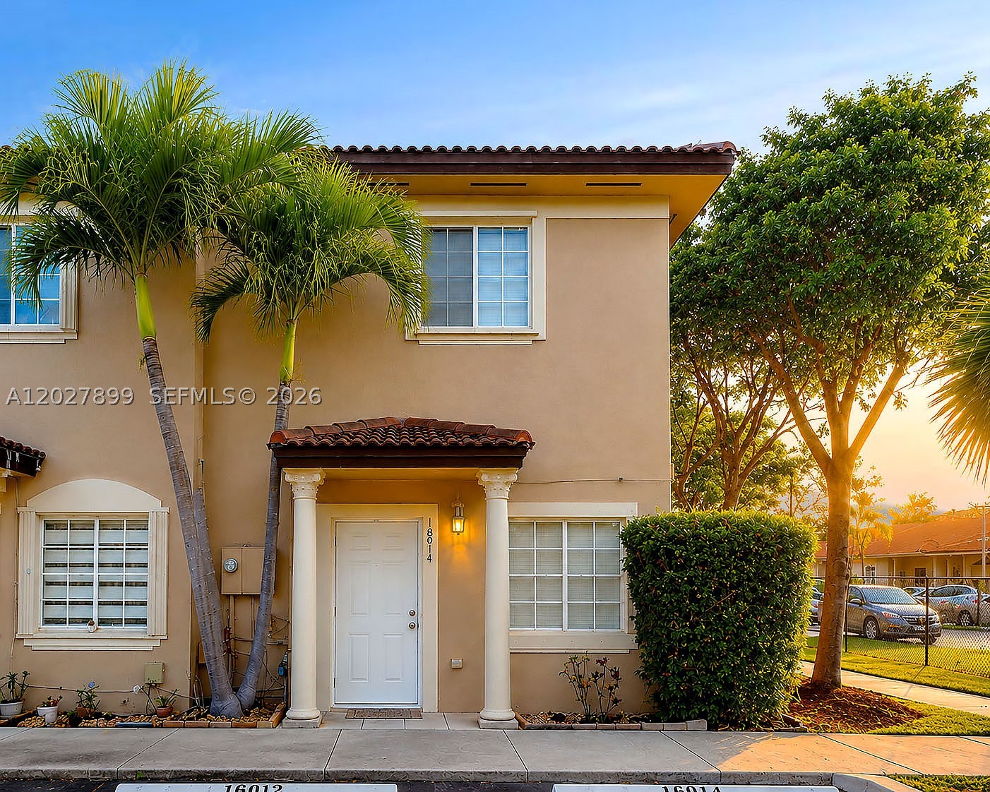 Remodeled Two-Story Corner Townhome with Private Patio featuring 2 bedrooms (all bedrooms upstairs) and
2.5 bathrooms. The home has modern finishes, with energy efficient LED lighting throughout and water proof laminate flooring that mimics the warmth of wood for a sleek, low-maintenance lifestyle. All new appliances: Refrigerator, Range, Microwave, Dishwasher, Sink, Garbage Disposal, Washer & Dryer, Water Heater, Smoke Detectors, Air Conditioning Unit, and extra storage closet under the staircase. Enjoy a private, enclosed patio with a freshly painted floor, perfect for outdoor dining or relaxing + the convenience of two assigned parking spaces and mail box located in front of the unit. Located in a desirable West Kendall Community of Cazadores Cove, close to major highways, shopping, dining, and everyday conveniences. Submit offers with CTL, completed attached Rental application, Copy of Government issued IDs, Proof of Income (Last 2 Pay Stubs), Proof of Funds (Last 2 Bank Statements), Full Credit Report, Police Background Report (from city of on Drivers License), Pet Vaccination Certificate (if applicable), Renters Insurance Policy/Quote. Move in cost: 1st Month + 2 month's security deposit (total 3 Months).