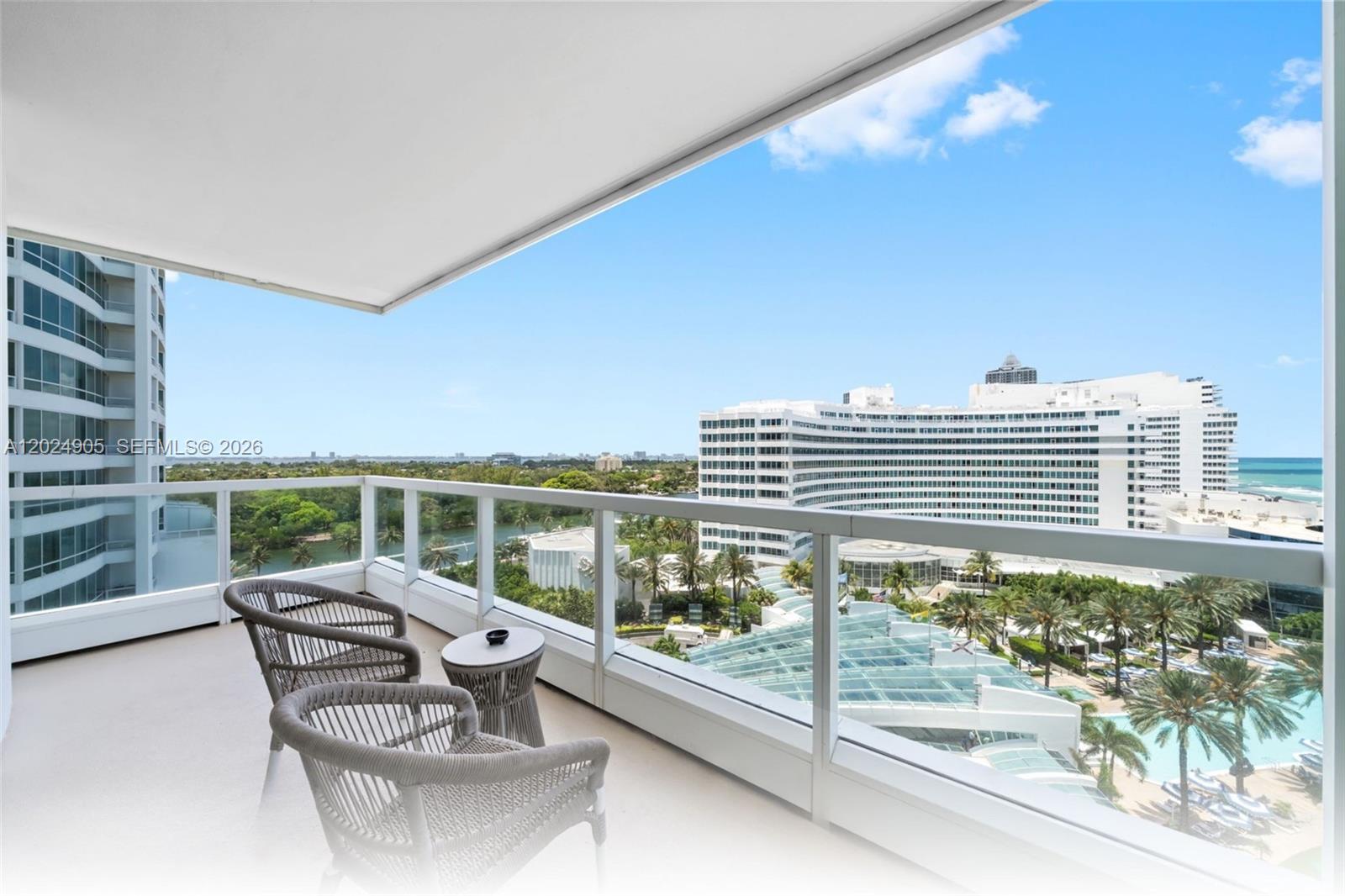 Experience luxury living with vacation-style amenities in this stunning Junior Suite at the iconic Fontainebleau Miami Beach. Enjoy breathtaking ocean and owner’s pool views from this beautifully furnished turnkey residence, featuring a king-size bed, sleeper sofa, and everything needed for a comfortable stay.

Perfect for personal use or investment, owners have the option to enroll in the hotel rental program and generate income while away.

Set on 22 oceanfront acres, the renowned Fontainebleau Resort offers world-class amenities including award-winning dining, the famous LIV nightclub, Lapis Spa, and a state-of-the-art fitness center.

Maintenance fees include:
• Air conditioning
• Electricity
• Local calls
• Valet service
• Complimentary daily breakfast in the owners’ lounge

Live the ultimate Miami Beach lifestyle while enjoying effortless ownership and income potential.

Contact me directly for more information or to schedule a private showing.