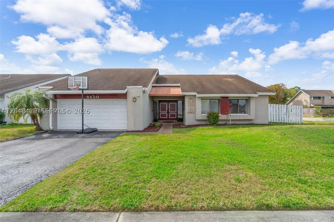 Welcome to this well-maintained and inviting property of Lauderhill. This well-maintained residence features a bright and open layout perfect for comfortable living and entertaining. As you enter, you are welcomed by a bright and open living space filled with natural light, creating a warm and welcoming atmosphere. The thoughtfully designed floor plan provides a seamless flow between the living, dining, and kitchen areas, making it ideal for gatherings with family and friends. The kitchen offers ample cabinetry and counter space, providing both convenience and functionality for cooking and meal preparation. The bedrooms are generously sized and provide comfortable retreats, while the bathrooms are well maintained and designed for everyday practicality. Throughout the home, you will find features that enhance both comfort and usability. Step outside to your private backyard oasis with a lovely pool, ideal for enjoying South Florida’s sunshine or hosting family and friends. The generous lot provides added privacy and curb appeal, large enough to park a boat and multiple vehicles. Conveniently located near major roads, shopping, dining, and parks, this property presents a fantastic opportunity to own a beautiful home in a great neighborhood! No HOA! MOTIVATED SELLER!!