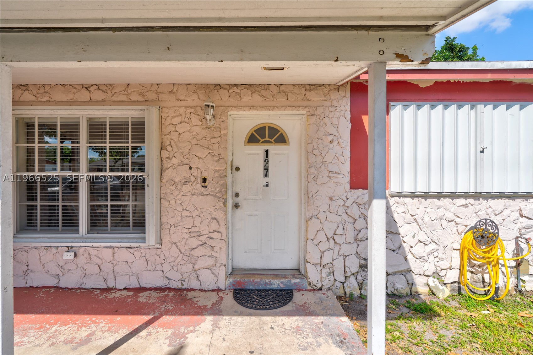 Great investment opportunity!  Perfect for investors looking to buy, fix and flip or for an end user ready to renovate and make it their own.  The main house features 4 Bedrooms & 2 Bathrooms, plus a separate 1-Bedroom, 1 Bath in-law suite- ideal for extended family, rental income or guest space.  Located just steps from elementary & high schools, public parks offering tennis courts, paddleball courts, pickleball courts and a baseball field.  Conveniently close to shopping, Aventura Mall, Excellent Restaurants, Beautiful Beaches,  I-95, Hard Rock Stadium, FIU and the Brightline Station. Roof is about six (6) years old. Fenced Yard with bountiful fruit trees which consist of Mango, Avocado & Sour Orange trees.  Incredible potential in a prime location - don't miss this opportunity!