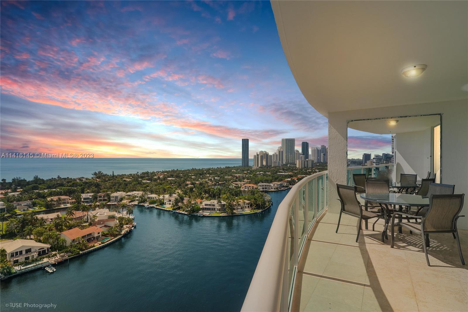 Hampton South, 2004, 5 Star Complex in the Heart of Aventura unobstructed views directly overlooking the intercostal, ocean & golf course. This corner unit 2101, 4 Bds/5 Baths with 3,575 Sq.Ft. Private elevator foyer, double door entrance, marble floors, Large Master Bedroom with an incredible walking closet, and 2 Bathrooms, the other 3 bedrooms have a private bathroom and a walk-in closet.  The kitchen and dining room are also looking the amazing views, a Subzero refrigerator, Miele oven & dishwater, Wolf induction cooktop, marble countertop, and a Large laundry room with sink, washer, and dryer. Great amenities include 2 large pools, Tennis Courts, a fitness center, Spa, jacuzzi, restaurant, movie theater, 24 hs security. Close to Aventura Mall, great schools. A really must See!