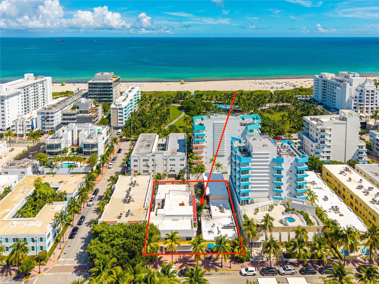Ultra Rare South of Fifth development opportunity. This 13,000 SF lot includes 249 Collins Ave, 255 Collins Ave & 247 Ocean Ct. Existing improvements feature 15 apartments + 2 retail spaces producing $467,900 gross annually with rents well below market. A development feasibility study confirms the potential to build up to 5 stories with 26 residential units and 22,750 SF of buildable area without variances. Potential to increase this even more by taking advantage of the Live Local Act or other state, county, & city development bonuses. Exceptional chance to create a new project in Miami Beach's most coveted neighborhood, blending immediate income with prime development upside. RPS-3 Zoning.