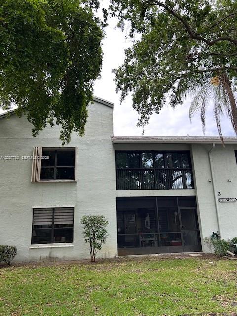 Fully remodeled 3-bedroom, 2-bath apartment with spacious layout and great natural light. Features include balcony, in-unit washer and dryer, impact windows, and shutters. Conveniently located within walking distance to the community pool. Enjoy resort-style amenities for all ages, including gym, heated pools, clubhouse, billiards, playgrounds, and more. Move-in ready.