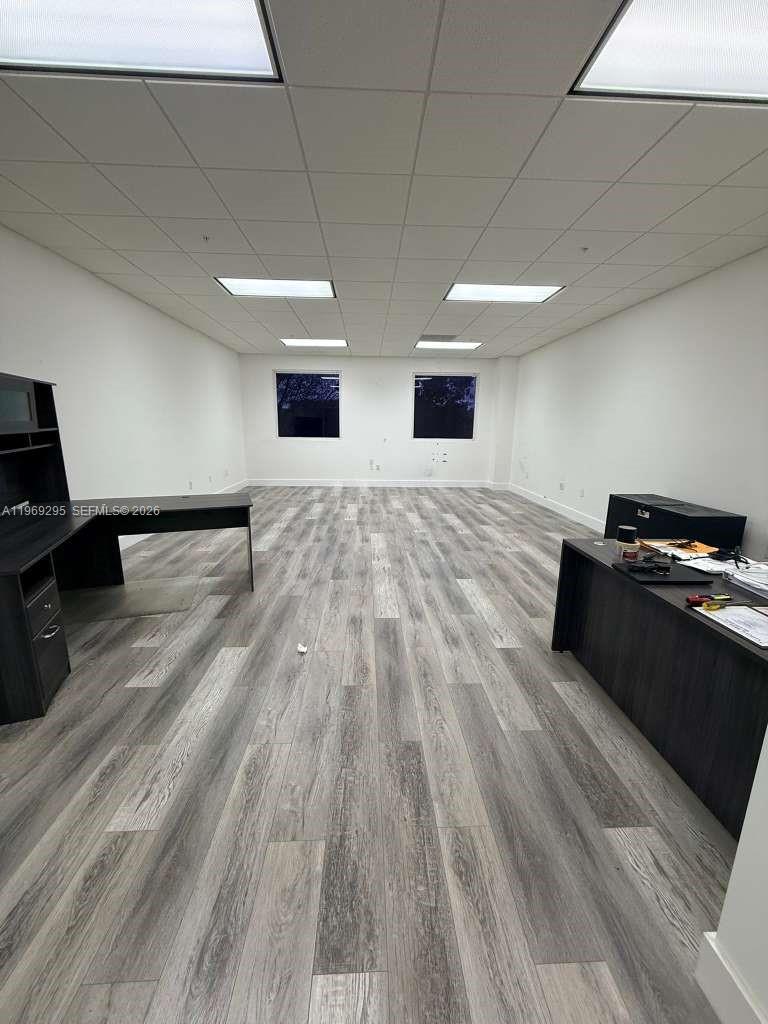 Beautifully renovated second-floor office condominium located in the desirable Palmetto West Park business complex in the heart of Doral. This 965 SF professional office suite was originally delivered in shell condition and has been recently improved, offering a clean and modern layout ready for immediate occupancy.

The unit includes five (5) assigned parking spaces (1014, 1015, 3043, 3044, 3045), a rare and valuable advantage within the complex where most units include only two spaces. Monthly association fee is $780 and includes access to on-site meeting rooms available for owners.

Prime location with excellent access to Palmetto Expressway (826), major commercial corridors, and Miami International Airport. Ideal for owner-user or investor seeking professional office space in a high-demand Doral business area.

Vacant and easy to show. 

Financing available for qualified buyers
