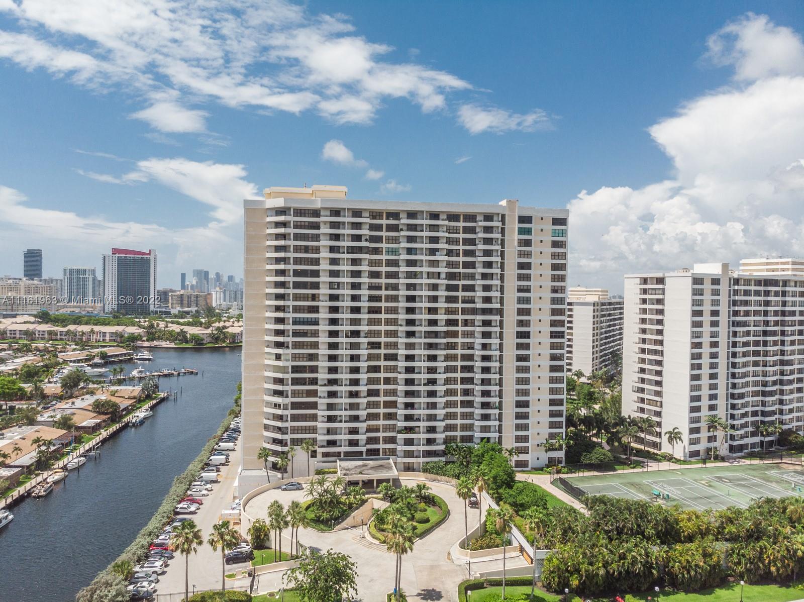 SPECTACULAR OCEAN & INTRACOASTAL VIEWS FROM THIS SOUGHT AFTER RESIDENCE. RARELY AVAILABLE ON THE MARKET THIS CONDO HAS A PRIVATE TERRACE THE SIZE OF A ROOM! FAMILY SIZE EAT IN KITCHEN HAS BEEN RENOVATED. MASTER SUITE OFFERS SPACIOUS WALK IN CLOSET, DUAL VANITIES & BATHROOM WITH WINDOW FOR NATURAL LIGHTING. SECOND BEDROOM IS LARGEST IN BUILDING COMPLETE WITH THREE CLOSETS. DEVELOPER'S FLOOR PLAN REFLECTS ALMOST 2000 SQUARE FEET. EXCEPTIONAL VALUE IN  TODAY'S MARKET! PRIME LOCATION MINUTES FROM BEACHES, AVENTURA, GULFSTREAM PROMENADE. WALKING DISTANCE TO SHOPPING, RESTAURANTS & MORE. OLYMPUS CONDO OFFERS A RESORT LIFESTYLE ON 18 ACRES. MULTI MILLION DOLLAR CLUB HOUSE FEATURES STATE OF THE ART FITNESS CENTER, YOGA STUDIO, CAFE, SAUNAS & LOCKER ROOMS. 5 NEW TENNIS COURTS.