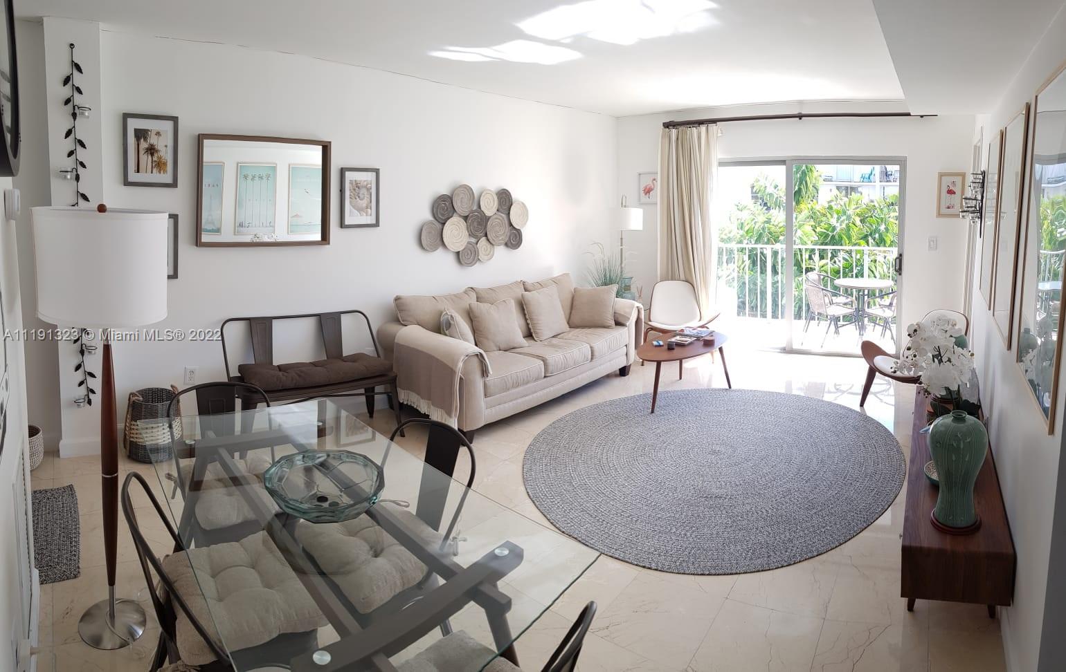 LOCATION,LOCATION, SOUTH BEACH .
Boutique Building with only 36 units  with 1 parking spaces , Very nice Furnished , 2beds ,2 baths, Updated Kitchen with granite counter tops and stainless steel appliances ,Finished closets .Marble floors through out Hurricane Impact Windows and Doors ,washiner/dryer on site. Swimming pool. Elevator. Internet included. Rental 1 year or 6 months.