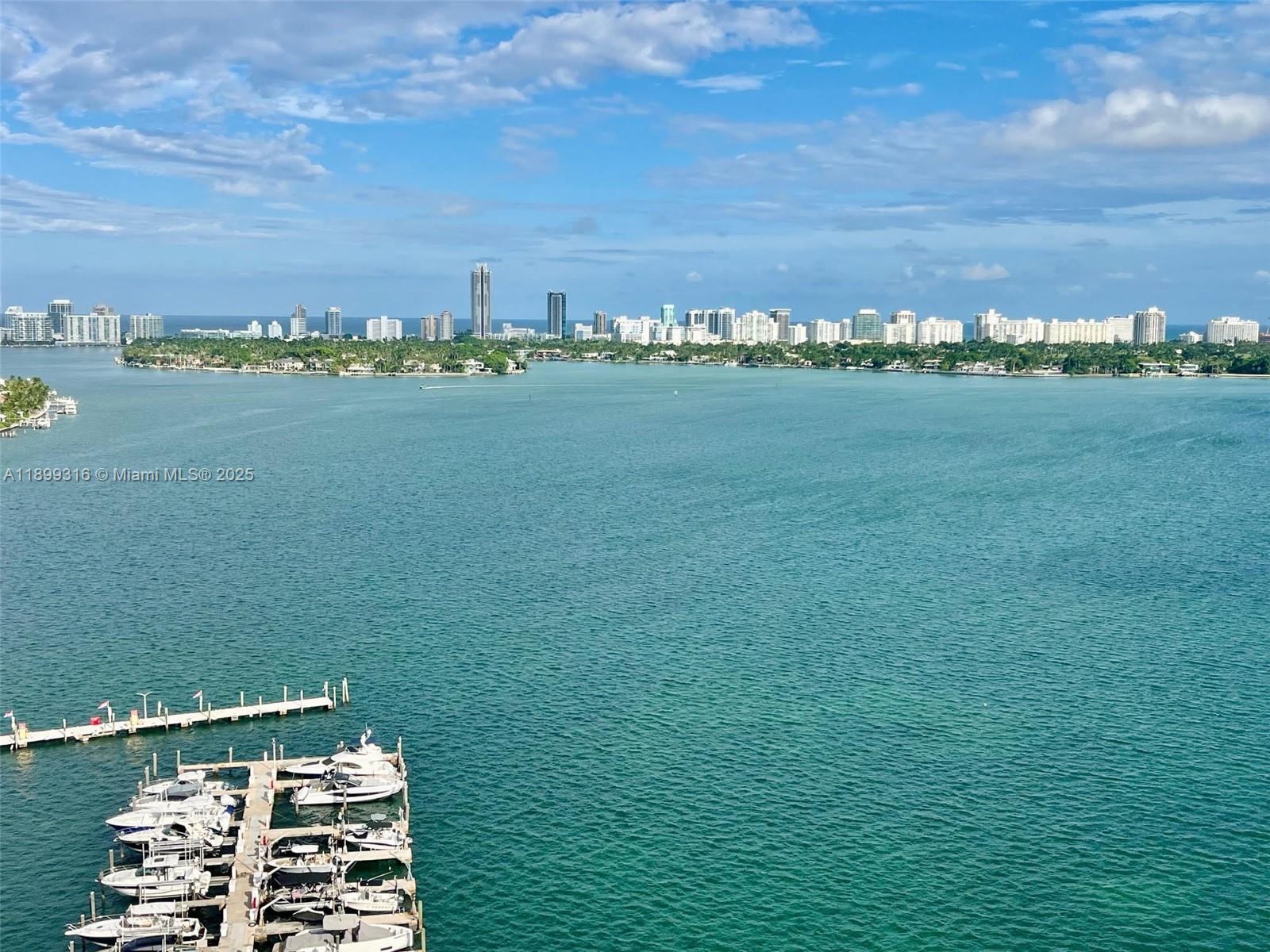 Waterview from every room in this nice 2/2. Unfurnished. Convenient split floor plan. Large apartment full of day light. Opened kitchen, large living room, very large balcony opened on the living room and on every bed rooms. The apartment has just been repainted and repaired. New oven and cook top. Currently vacant. Very easy showing by Listing broker.