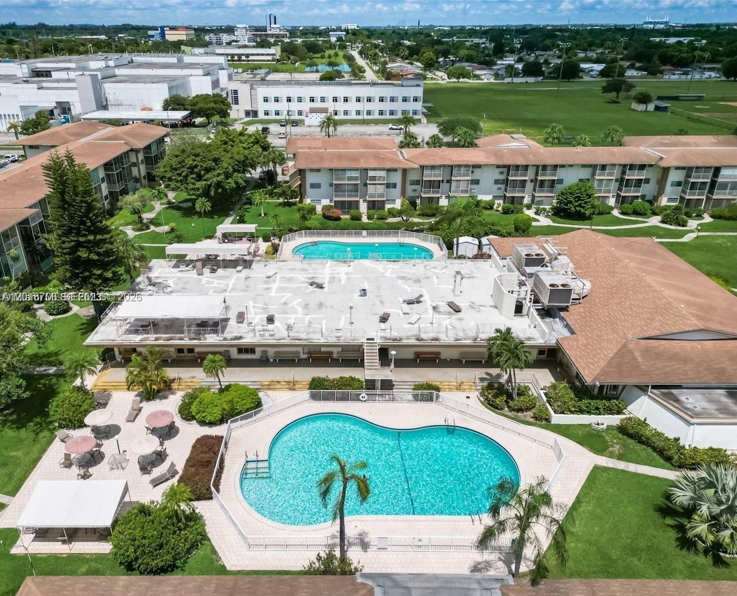Resort Style gated 55+ community. Fully furnished and equipped corner unit, 2/2 with central a/c, screened balcony, tile floors. Great amenities 2 pools with exercise room, clubhouse, gym, library and more. Walking distance to The Mall, Walmart, and many other restaurants & shops and only minutes to the beaches.