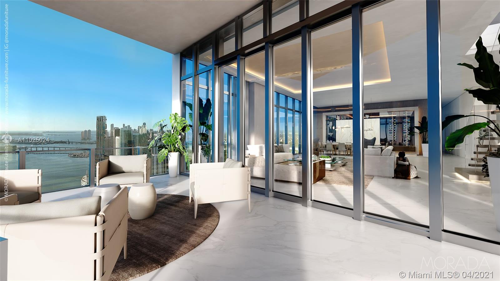 Looking for the best penthouse on Miami’s mainland? This 11,884 sf penthouse boasts stand out features including soaring 15 ft ceilings, a private rooftop pool, 6 parking spaces, and so much more. West and south views affording owners and their guests amazing skyline views of Downtown & pristine glistening water from every room. Luminous cityscapes and ocean blues can be enjoyed from a multitude of vantage points. The buildings amenities along with the units ample living areas inside and out make this property perfect for entertainment. Located in the heart of it all, owner will enjoy easy access to the cities best restaurants, retail, sporting, art and cultural offerings in Miami all within 5-15 minutes from Biscayne Beach.
