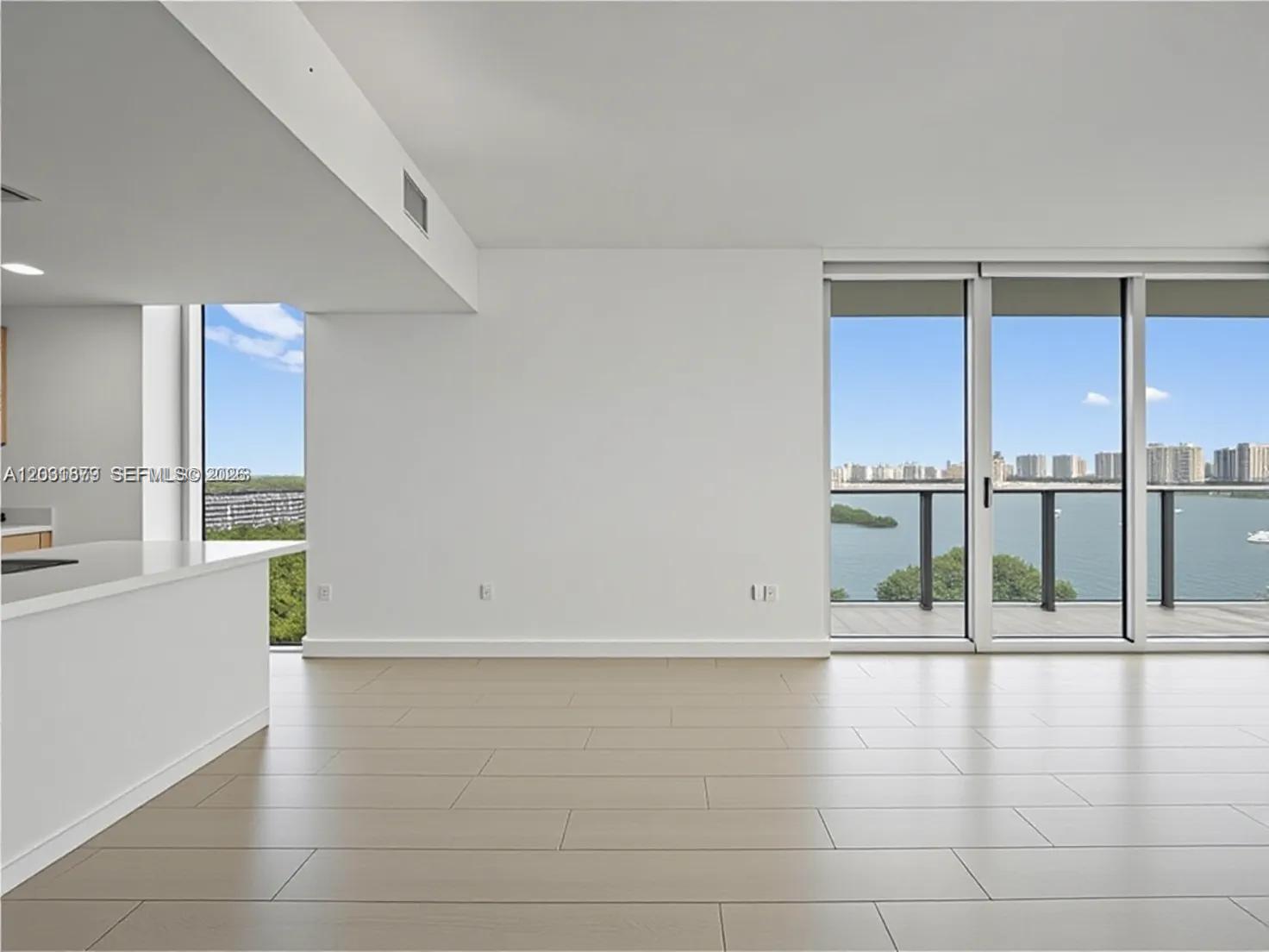 3-bed unit with the best view in the building at the moment. Welcome to this spacious unit with a sleek and contemporary design with large windows, allowing abundant natural light to fill the open-concept living space. The living room opens to a private corner unit balcony where you can enjoy stunning sunsets from the surrounding cityscape and intra-coastal water views. Building amenities include a heated swimming pool, tennis courts, racquetball, basketball, Fitness center, sauna with steam room and spa, yoga room, playground for kids, complimentary Kayak available. man-made beach, and 24-hour concierge services. Whether you're a first-time homebuyer or an investor, Unit 1615 is an excellent opportunity for those seeking a stylish home in North Miami Beach. Negotiable.