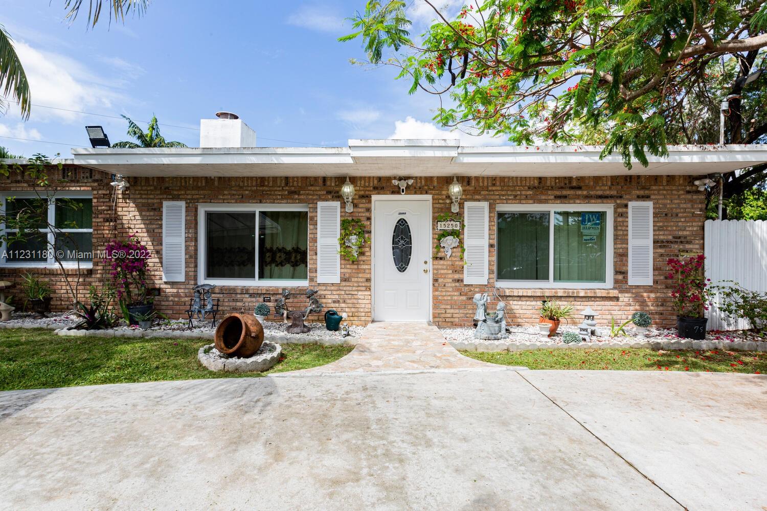 Beautiful , remodeled corner brick house with 11,660 Sq/Ft ,Located in Homestead area closer to Kohls, Five Below,TJ maxx ,Ross , schools and grocery stores  few minutes from the New Baptist Hospital of Homestead . This home is 3 bedrooms 2 Bathrooms with remodeled open kitchen ,new title floor ,new impact windows Big Patio to enjoy outdoor living, In- Ground Pool.No HOA ,House is sold AS-IS ,No sheds include. NO subject to appraisal . The house is occupied  by the owner (Realtor) .Please Call or text listing agent for showing appointments.