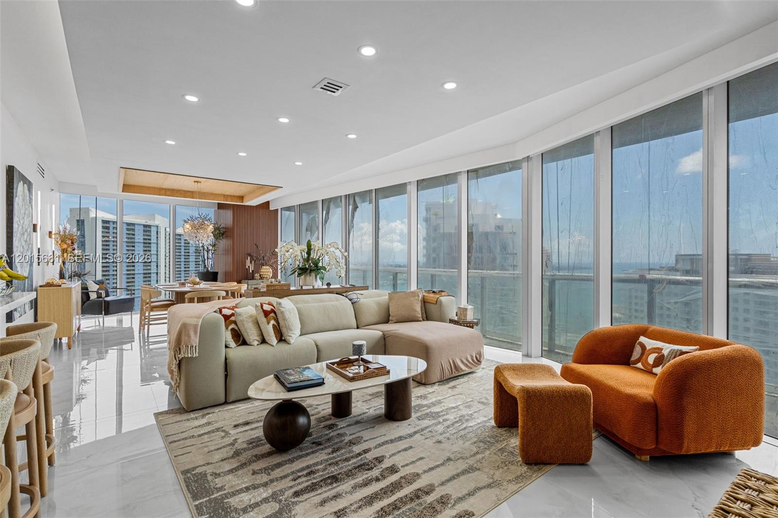 Exquisite luxury residence located in the prestigious Icon Building in Miami. This sophisticated apartment has been completely and elegantly renovated with top-of-the-line finishes and offers breathtaking panoramic bay views. Designed with an expansive open-concept floor plan, the residence is filled with exceptional natural light throughout. Features include porcelain flooring, a designer gourmet kitchen with high-end appliances and custom pantry, and a spa-inspired primary bathroom that delivers a true resort-style experience. An exceptional opportunity to enjoy luxury waterfront living at its finest.Close to beaches,airport,dining and shopping. For showing instruction please see broker remarks.