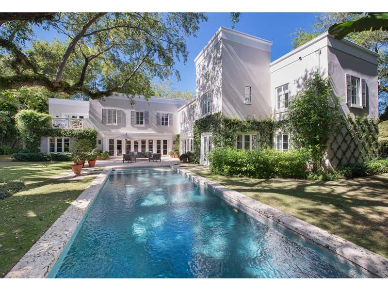 Spectacular "Classical Transitional" styled home in the highly sought after gated community of The Moorings. The Moorings provides dockage and no bridge access for boats (on a first-come basis). The Moorings is in close proximity to some of Miami's finest  private schools, shopping in some great Grove stores and all the activities and luxurious lifestyle the Grove has to offer. Interiors by Jenny Peters. Bring your most sophisticated buyers they will not be disappointed.