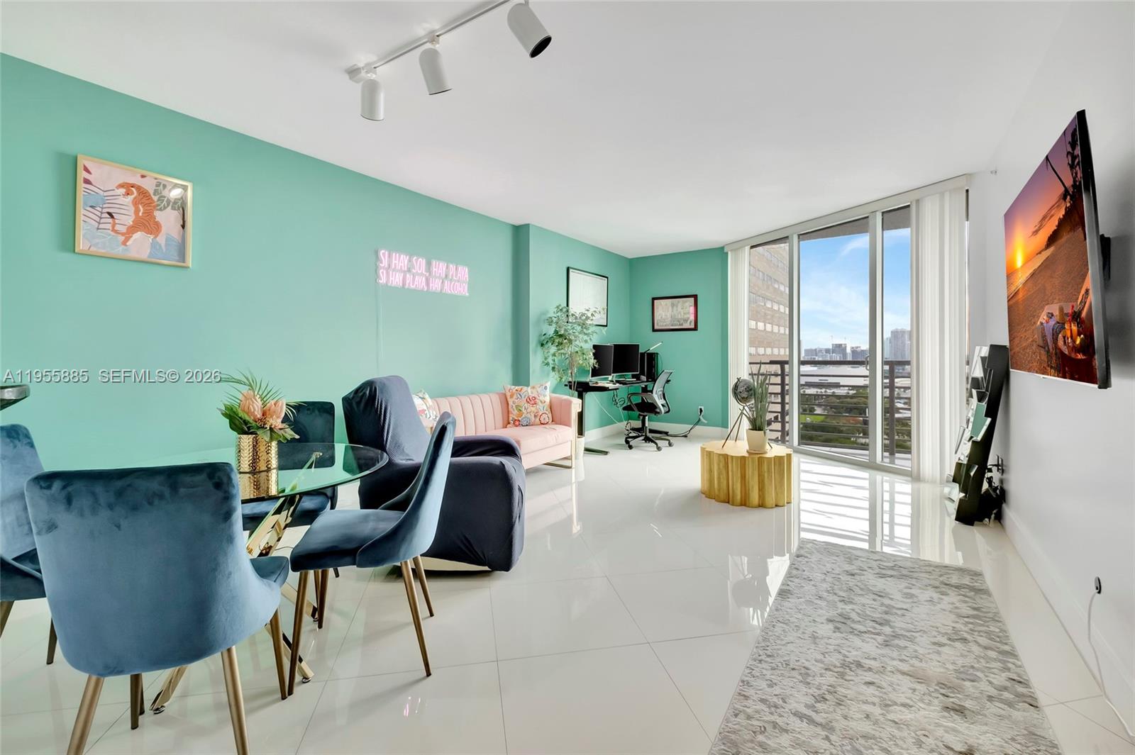 Welcome to One Miami 2616 with breathtaking views of the city skyline and Biscayne Bay. This large, 1/1 features water views, an open kitchen, a beautiful balcony, white tile floors, and design that screams MIAMI. Ideally located, residents of this luxury building have access to amenities including: gym, sauna, a 24-hour front desk/security, and more. The pool and pool deck have been undergoing extensive renovations and are almost complete. Arguably the best location in all of downtown Miami provides easy access to the vibrant dining, shopping, and entertainment that downtown Miami/Brickell have to offer. Reach out today for your private tour.