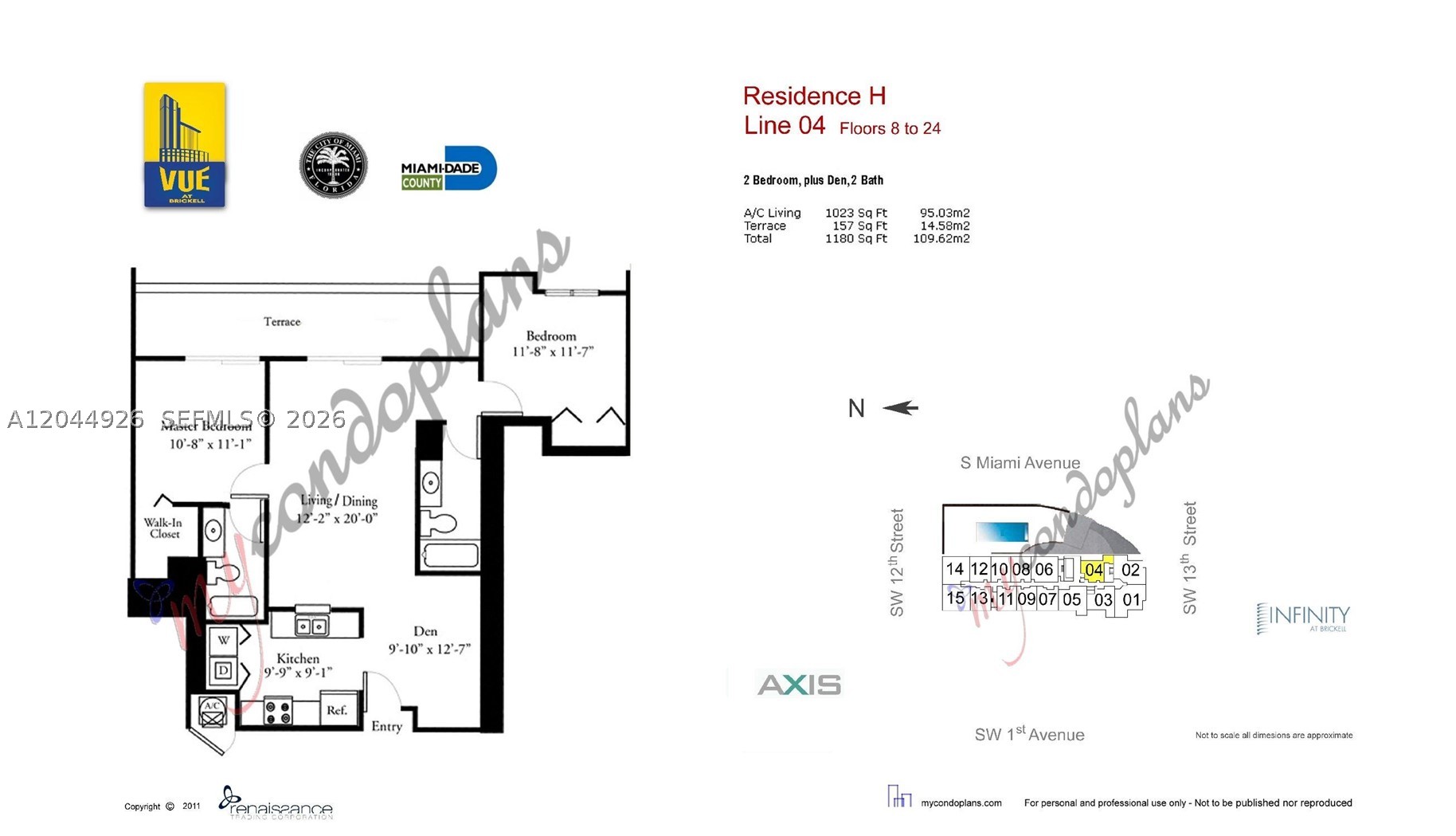 VUE AT BRICKELL CONDO - Residential