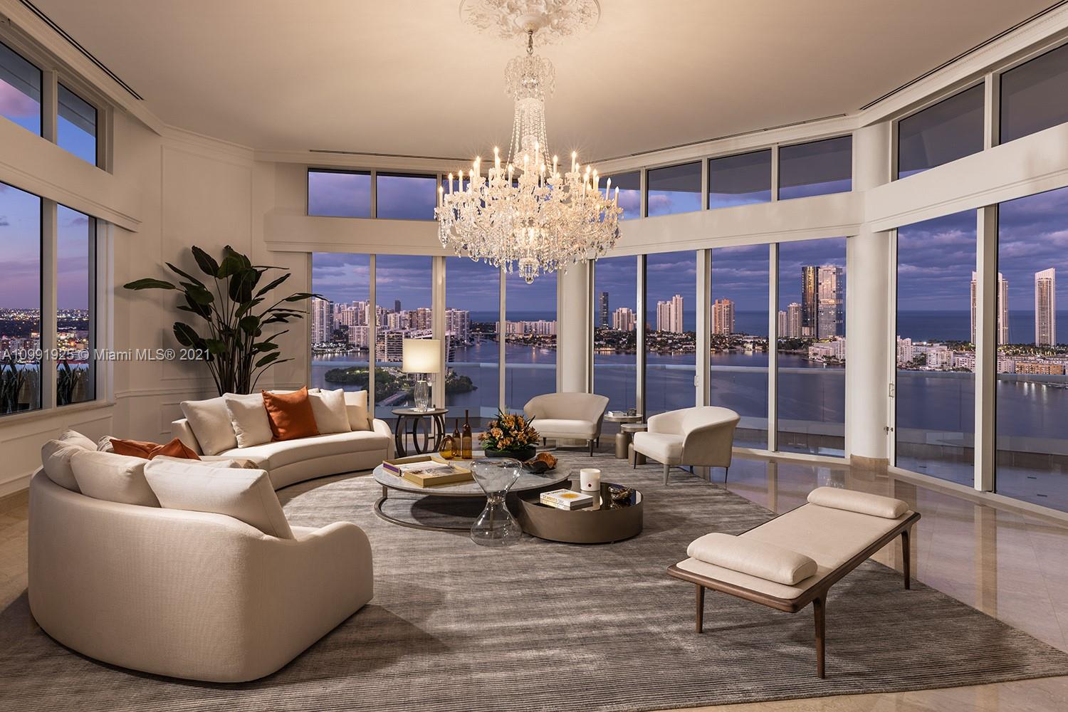 Enjoy breath-taking vistas from this majestic Penthouse at Residence Du Cap. Located in the exclusive Williams Island in Aventura, this 2-Story Penthouse boasts 5,880 Sqft of living area, 4 bedrooms & 5.5 bathrooms, a formal dining room, a huge kitchen with Subzero and Gaggenau appliances, marble floors throughout, and a private elevator. This magnificent residence also features a massive wrap-around terrace with a private pool, jacuzzi, and incredible views of the ocean, intercoastal and sky-line. Residence du Cap is one of the most exclusive addresses nestled within Williams Island, with world-class amenities including a clubhouse, multiple pools, tennis courts, restaurants, spas, and a marina.