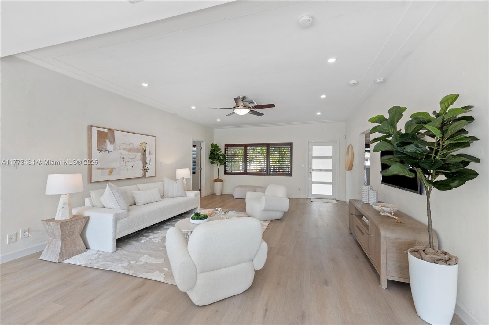 MOTIVATED SELLER-BRING OFFERS!
Nestled in the heart of the charming Miami Shores, this beautiful 3-bed, 3.5-bath home offers an ideal blend of modern living and classic appeal. The bright, open-concept living space flows seamlessly into an updated kitchen featuring stainless steel appliances. The master suite boasts an en-suite bath, while 2 additional spacious bedrooms offer ample room.  All impact windows provide noise reduction.

Private in-law quarter, complete W/own entrance and .5BATH—perfect for family, rental unit. The lush backyard is an oasis, ideal for outdoor entertaining or relaxing with plenty of room for a pool! Located just minutes from local shops, cafes, parks, and all that Miami Shores has to offer, this home combines convenience with a tranquil atmosphere.