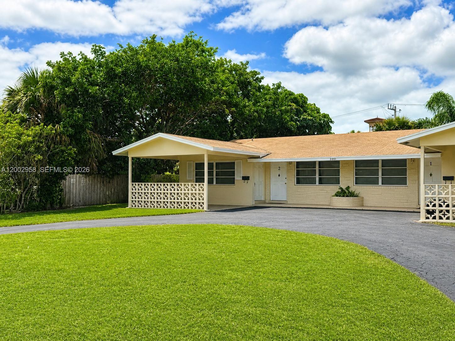 Investor Opportunity East of Federal Hwy - Located just 5 minutes to the beach and approx. 7 minutes to Old Town Pompano, an area experiencing significant redevelopment with new restaurants, retail, and mixed-use projects. Conveniently close to Pompano City Mall, shopping, dining, and entertainment. Turnkey investment opportunity in one of South Florida’s fastest-growing markets. The property is currently generating $5,950/month in rental income, inclusive of utilities, with all units occupied. Current leases run through October/November, with one studio operating on a month-to-month basis, providing some flexibility for a future owner. Each of the two existing 1-bed/1-bath units features in-unit washer/dryers, private patios, and separate backyard spaces, which helps support strong rental demand, particularly to tenants with pets. One of the more attractive aspects of the property is the future upside and reconfiguration potential. By enclosing the existing carport spaces, a Buyer could convert the property into four true 1-bedroom/1-bath units, significantly increasing rental appeal and long-term income potential. Another option could be re-configuring the layout into two larger 2-bed/2-bath residences. Overall, it presents a strong opportunity for an investor looking for immediate cash flow with additional upside through improvements and repositioning. Showings will be granted upon submission of a written, signed “As-Is” contract along with proof of funds or pre-approval.