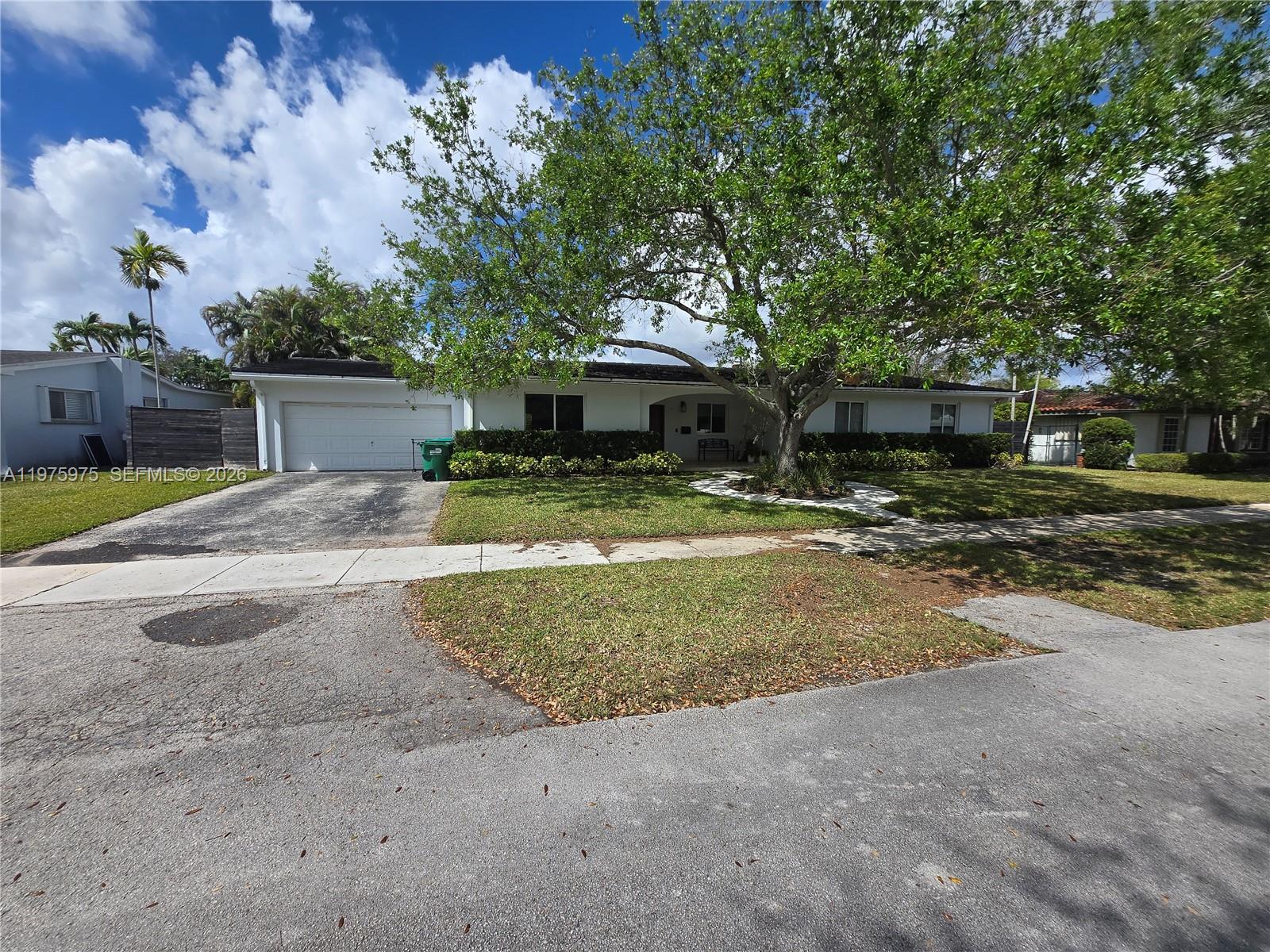 Welcome home to this charming & beautifully updated property located in the highly desirable neighborhood of Kendall Point, steps from Baptist Hospital and Dadeland Mall. Tastefully remodeled and updated, featuring over 2,000 sq ft with 3 bedrooms, 2 bathrooms, an open kitchen with new appliances, recessed lighting throughout, and a custom-made hurricane-impact front door are just a few of the highlights. Has a large patio with a beautiful pool and a fantastic, covered lanai. Situated in this quiet neighborhood.