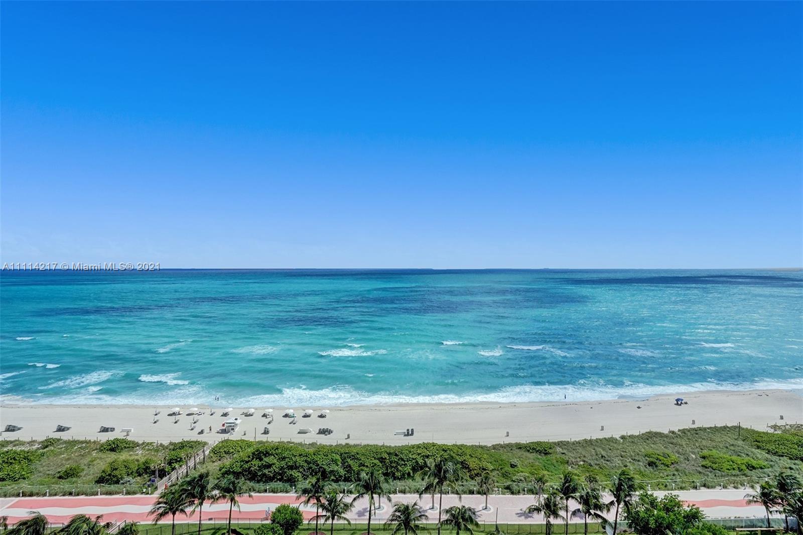 Enjoy oceanfront living at it’s best from this 2BR/2BA apartment on the 16th floor. This beautiful residence faces East with panoramic spectacular direct ocean views and offers 1,530 SF, marble baths, eat-in kitchen, w/granite countertops, large terrace & floor to ceiling glass windows. Building offers 1st class amenities: tennis court, large pool + towel service, gym, cafe/market, room service, business center, clubhouse, spa, steam rooms, saunas, personal trainers, free exercise classes, in/outdoor hot tubs & much more!