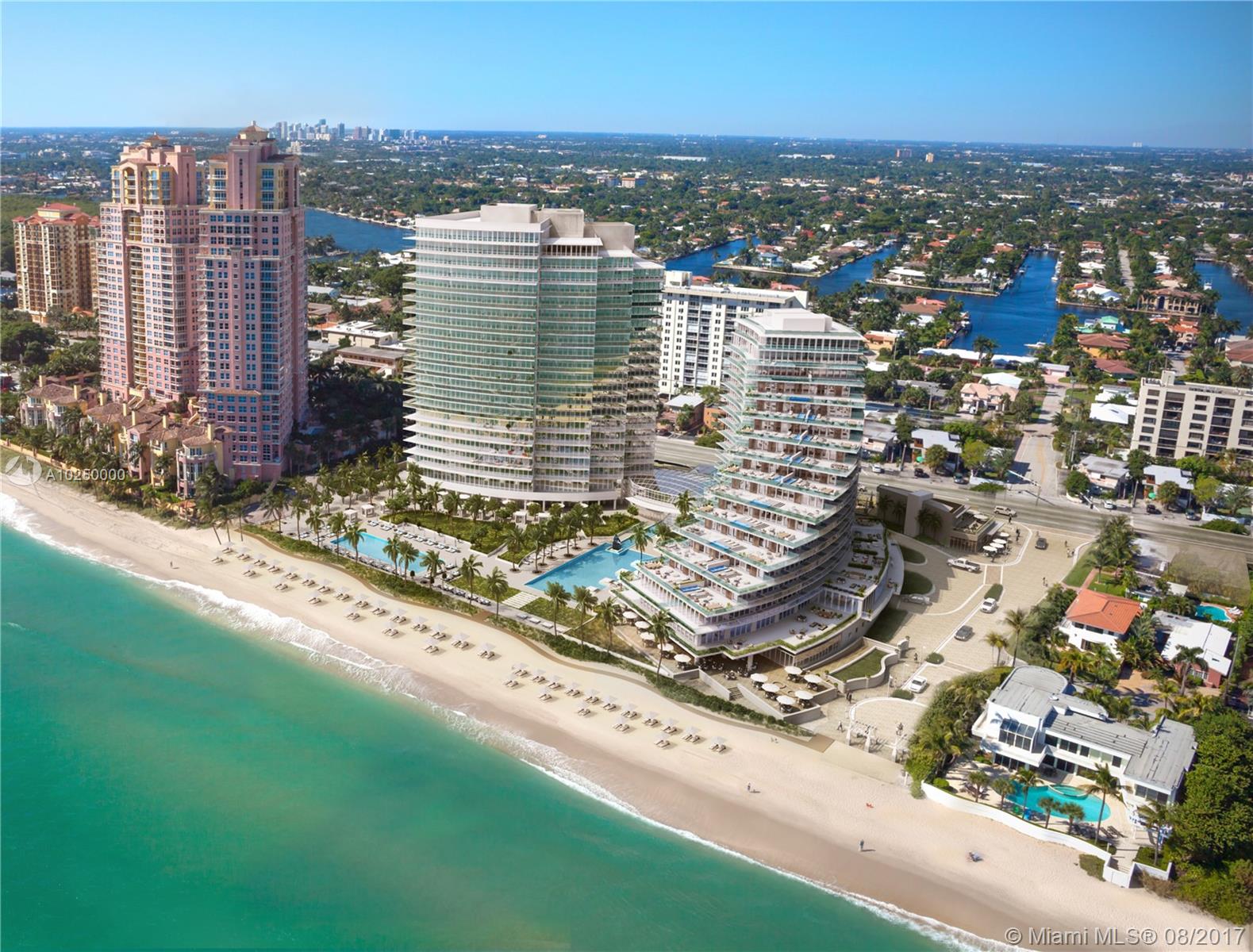 Resting directly on 450 linear feet of pristine beachfront in Fort Lauderdale, the Auberge Beach Residences & Spa showcases its iconic architecture and exquisite design as crafted by Nichols Brosch Wurst & Associates. This project is of unparalleled quality in luxury services and amenities, located directly on the sand.