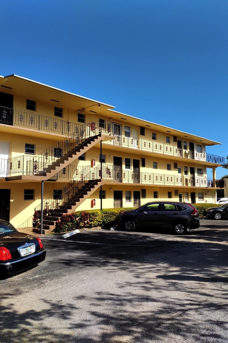 Excellent opportunity to own an Apartment in Aventura for a lot less. Biscayne Lake Gardens Condo is located a couple of miles from Gulfstream Casino, walking distance to Aventura Mall, 1 mile from Sunny Isles beach and much more!   Well established Condo complex open style corridors old Miami Beach style.  The unit has tile floors and carpet, 1 bedroom 1 1/2 baths, large den, can be used for den or office, large living dining with a separate kitchen.  AC only 2 years old. Showings Mon-Fri after 6pm Sat. & Sun anytime with advance notice. Currently tenant occupied at $1550.00 long time tenant with lease for another year willing to stay and pay more.  Current restriction is 18 month's no rentals for new owner but having a tenant in place cuts your time and she can do an extension.