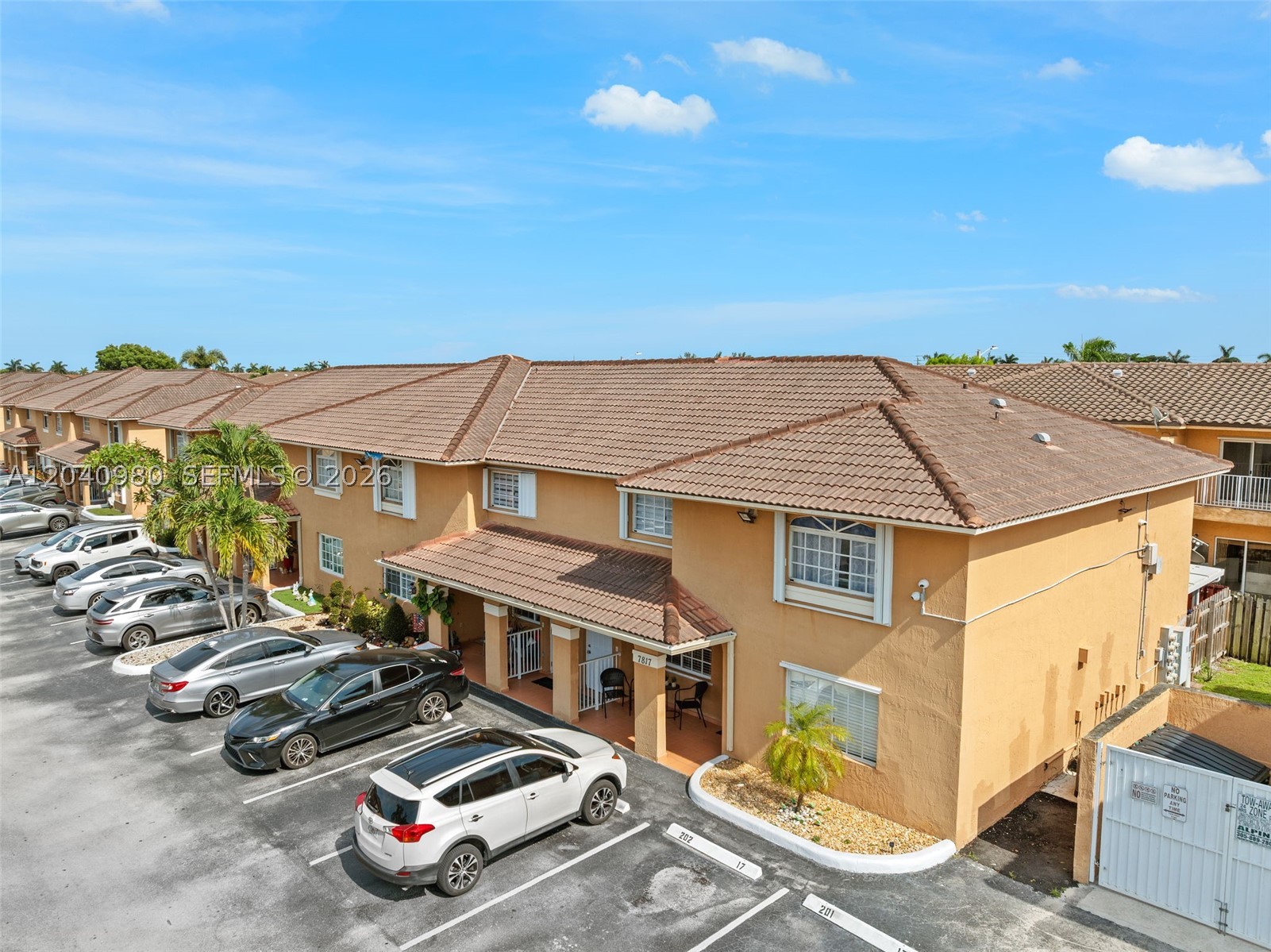 Welcome to your first-floor corner home in West Hialeah offering 2 bedrooms, 2 bathrooms, a covered and uncovered patio, and a functional room that can be used as an office, 3rd bedroom, playroom, or additional living space. The kitchen was completely redone approximately 4 months ago and features quartz countertops and stainless steel appliances, including a stove, microwave, dishwasher, and refrigerator, giving the home a clean and modern feel. Additional highlights include A/C installed in 2022, great natural light from its corner positioning, two assigned parking spaces, and plenty of guest parking. Conveniently located in the West Hialeah/Hialeah Gardens area near I-75, Florida Turnpike, Palmetto Expressway, Westland Mall, Publix, shopping centers, restaurants, parks, and nearby schools including Hialeah Gardens Elementary, Hialeah Gardens Middle, and Barbara Goleman Senior High.