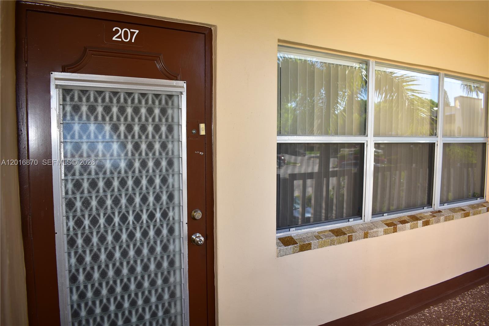 Very nicely kept condominium next to one of the swimming pools in the neighborhood.  This unit features, upgraded bathrooms, all ceramic tile floors and comfortable clean surroundings.  This is a great value for individuals looking for a winter home or a year-round in a community which offers such a multitude of activities.  There are 10 swimming pools, heated in winter and some salt-water, a gym, a golf course which is free to use for residents, pickleball courts, sauna, tennis, free movies, and plenty of clubs to enjoy.  Weekends often include dances.  This condo includes a repair contract for all appliances as well as light electrical and minor plumbing jobs in the monthly maintenance.  Water, sewer, cable TV, WIFI, monthly pest control and roaming security are also included in the maintenance fee.  No assessments and roof was installed in 2024.  No rentals allowed.