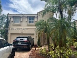 THIS IS A BEAUTIFUL 2 STORY HOME IN RIVIERA ISLES. THIS HOME IS LOCATED RIGHT ON THE LAKE WITH A ONE OF A BEAUTIFUL VIEW. THE INTERIOR FEATURES TILE FLOORS IN THE LIVING AREAS WITH AN OPEN KITCHEN THAT OVERLOOKS THE LAKE AND POOL. THE DOWNSTAIRS HAS A LARGE BEDROOM WITH A FULL BATH WHICH LEADS OUT TO THE COVERED PATIO.  THIS HOME WHICH ALSO BOASTS AN OVERSIZED MASTER BEDROOM AND BATH . LET'S NOT FORGET THE LARGE LOT, COVERED PATIO WITH YOUR POOL THAT IS PERFECT FOR ENTERTAINING