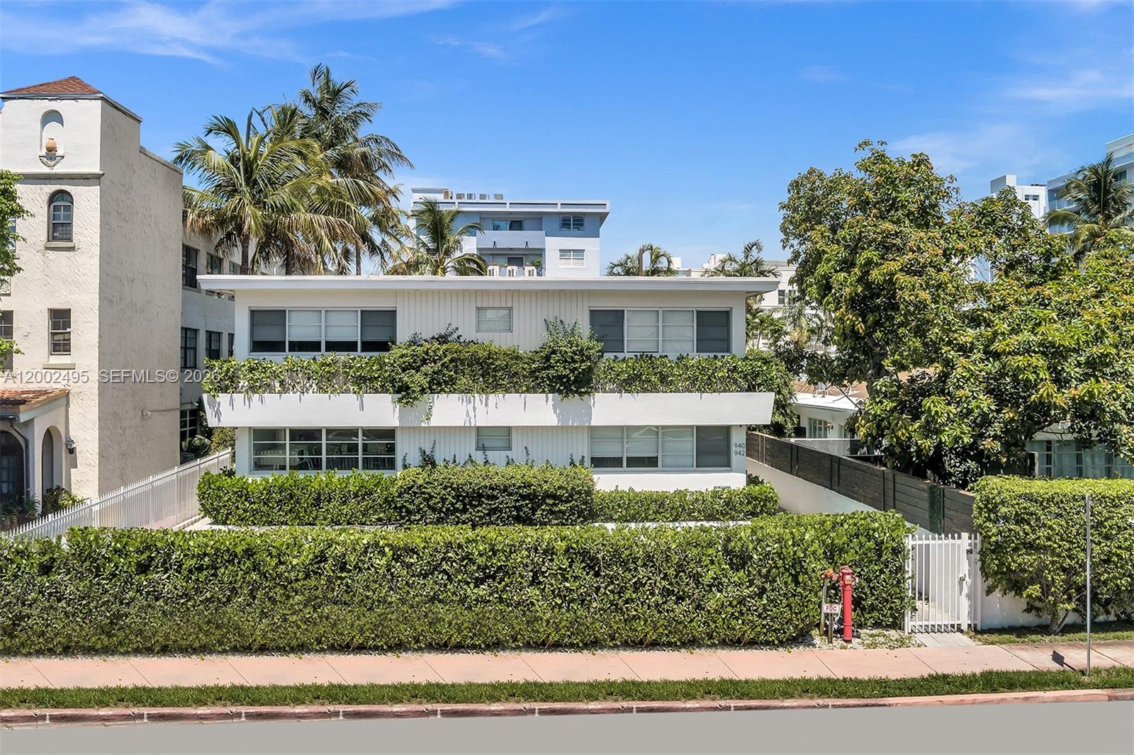 2 Bed/2Bath, located in the heart of South Beach. The unit has high ceilings, central AC, and sliding impact windows with window dressings in all rooms. Very spacious with lots of natural light, bedrooms have blackout shades. Plank floors throughout & Carrara bathroom with a full wall mirror. The kitchen is finished with white quartz counter-tops, white soft-close cabinetry, and is furnished with top-of-the-line Frigidaire stainless-steel appliances (refrigerator, dishwasher, electric range, and microwave). Finishes are modern, clean & sleek. Pet-friendly building!