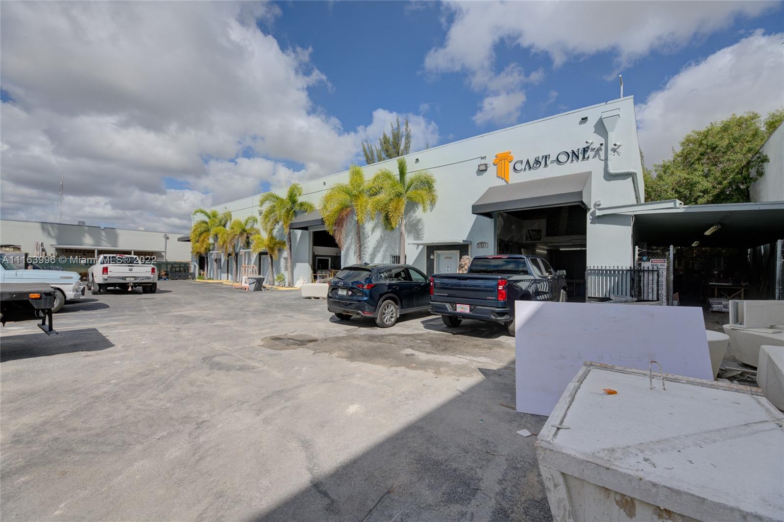 Rare opportunity to own a 38,768S Sq Ft property with 7,061 Sq Ft building. Located Doral, one of the most attractive cities in the country, this property is centrally located to major highways, restaurants and other services. The building is divided into 3 units of approx 2,2k Sq Ft ea., two of which are currently leased, and the third is used by the owner. A portion of the lot is currently leased to a company that stores vans, providing additional income to the property. Sale does not come the easement cell tower easement located on site, it belongs to a 3rd party.
