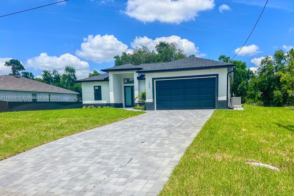 Beautiful new construction READY FOR MOVE-IN in one of the most desirable areas of Lehigh Acres. This property features 3 Bed + Den & 2 full Bath with porcelain flooring throughout on 1630 living sqft. Enjoy life with this unique opportunity where you will find comfort and luxury for an excellent price. Schedule your private showing today!