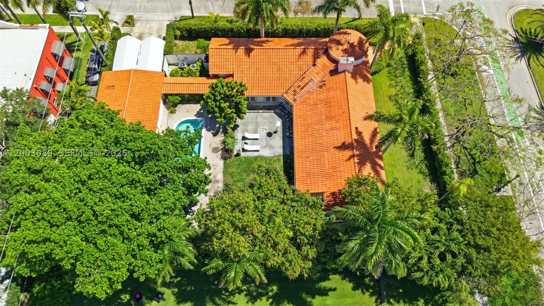 Rare opportunity to own a distinctive Old Spanish-style residence on a large lot in one of Miami’s most desirable urban corridors, just minutes from Coconut Grove, Coral Gables, and Brickell. This one-story home offers 4 bedrooms, 3 full baths, 1 half bath, and 4,156 SF of actual area, including a spacious in-law quarters with its own private bathroom. Rich in character and architectural charm, the property presents a unique opportunity for a buyer looking to renovate and preserve its classic Old Spanish design, while also offering strong appeal for a developer seeking a site with potential for new construction. The oversized lot may support the development of 2- to 3-story homes, subject to municipal approval. A rare blend of location, character, and future upside.