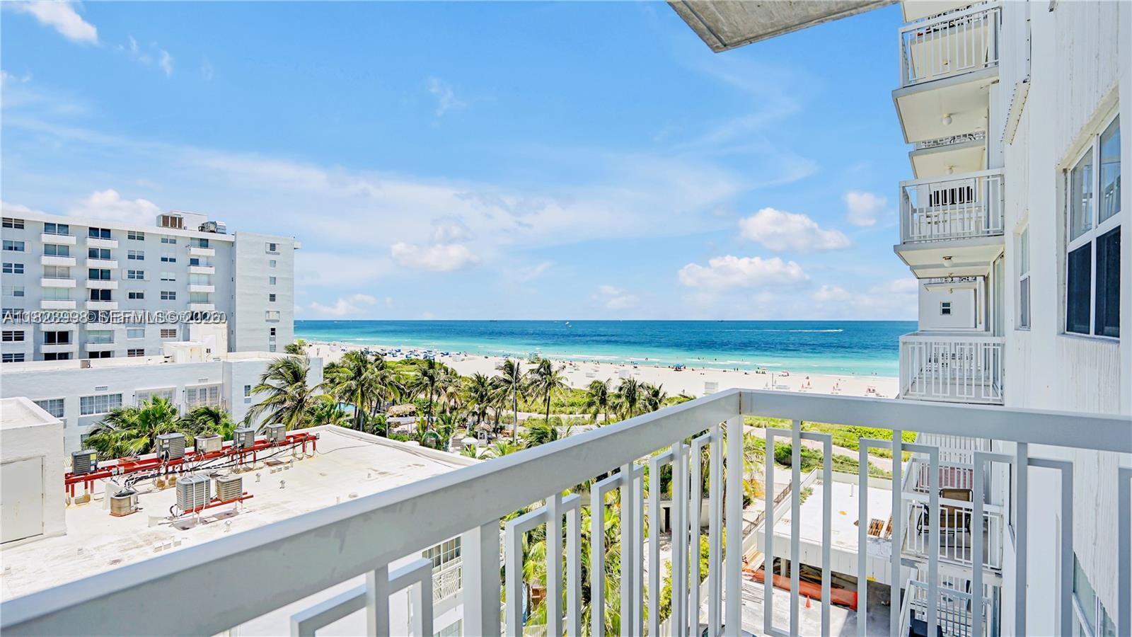 Owner Financing Available! A great opportunity for qualified buyers for this beautifully 1 bed, 1 bath oceanfront unit located in Miami Beach’s exclusive South of Fifth neighborhood. Enjoy breathtaking views of the Atlantic from your living room, bedroom, kitchen, and spacious balcony facing north. The unit features new hurricane-impact windows and sliders, imported tile floors, granite countertops, stainless steel appliances, and generous storage. Building amenities include a heated oceanfront pool, direct beach access, gated security, covered parking, and completed 40-year certification. Just steps from iconic destinations like Joe’s Stone Crab, South Pointe Park, Ocean Drive, and Prime 112—this is the ultimate South Beach lifestyle.