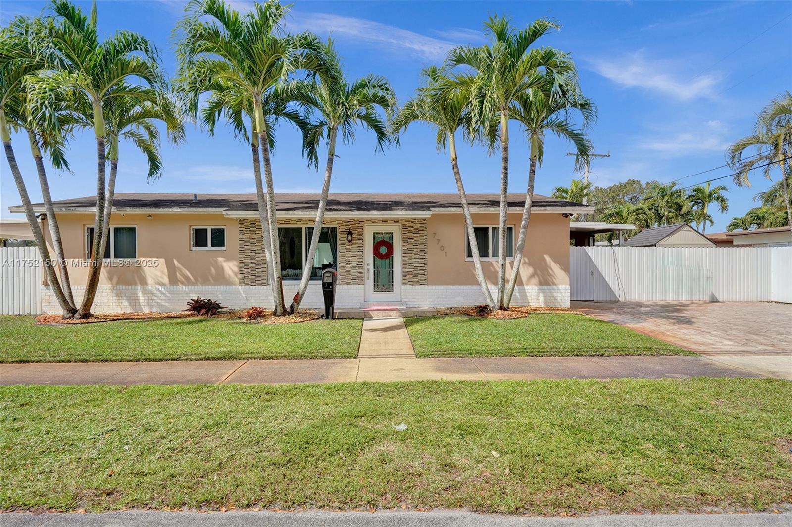Stunning and spacious 3-bedroom, 2-bathroom home, beautifully remodeled with attention to detail. Recently renovated kitchen and bathrooms feature sleek granite countertops, stainless steel appliances, and modern finishes. The home also boasts impact windows, and a pool with a fenced yard, including a pool water heater and salt system for easy maintenance. The large covered carport and secure fenced perimeter provide both convenience and privacy. Set on a generous corner lot, there's plenty of space for pets, entertaining, or adding additional features. Ideally located near top-rated schools, shopping centers, and major highways.
