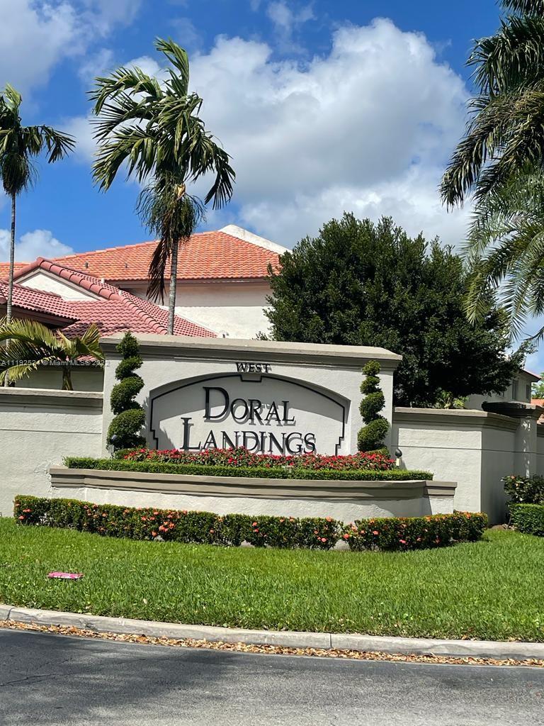 EXCELLENT  TOWNHOUSE JUST IN RENOVATION , LOCATED IN DORAL LANDING COMUNITY .
THE TOWN HOUSE HAS  2 FLOORS , THE GARAGE  IS CONVERTED  INTO A 5TH BEDROOM.
GATED COMMUNITY, POOL AVAILABLE IN THE COMUNITY , DOG WALKING PARK VERY CLOSE .
THE LOCATION IS VERY CONVIENIENCE AND CLOSE WALKING DISTANCE TO J Bermudez and  Eugenia Bet schools.
.