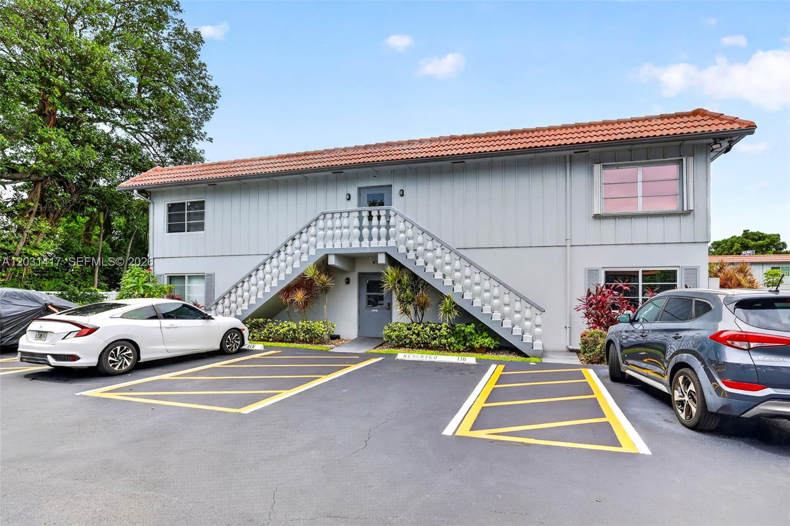 Corner-unit opportunity in Oakland Grove Village, a 55+ community. This 1-bedroom, 1-bath residence features tile flooring throughout, impact glass windows, and a 2021 A/C replacement. The functional layout offers easy maintenance and comfortable everyday living. Assigned parking spot directly outside unit. Residents enjoy a secured lobby entrance, community pool, and expansive sun deck. One pet under 20 pounds is permitted. Leasing is allowed after two years of ownership, providing added long-term flexibility. Conveniently located near shopping, dining, major roadways, Tri-Rail, and less than 20 minutes from Fort Lauderdale-Hollywood International Airport. Whether you're seeking a year-round residence or a seasonal escape, this well-maintained home offers an excellent value in a central location.