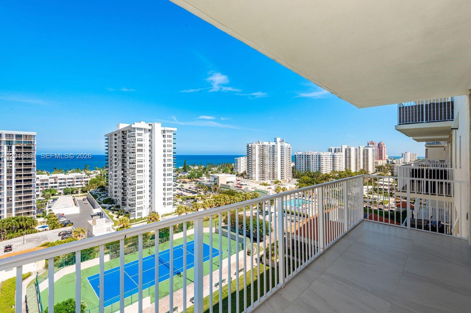 3 garage parking spots with this 3 bedroom/2 bathroom 14th floor furnished condo in the Tides. Spectacular views in all directions from the two balconies - sunrise, sunset & evening lights! This completely renovated condo has an open kitchen, separate laundry room, & flexible 3rd bedroom that can be used as an office or den. The master bedroom has a walk-in closet, east-facing balcony & ensuite bathroom with soaking tub & separate shower. This is a designer unit with lots of light. Basic cable, internet & water included. The Tides is a newer building with state-of-the-art gym, social room w/ billiard table, tennis courts, large pool deck, barbecue area.  Walk two short blocks to the beach, enjoy restaurants, stores, entertainment and more near the building. No pets, no smoking in unit. This listing is subject to errors, changes & omissions without notice and information in this listing is not warranted or guaranteed & must be confirmed by tenant.