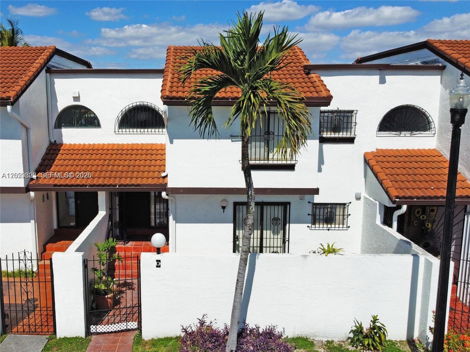 Lake-front townhouse 3 bedroom/3 bathroom in a quiet, gated community of Villa Venezia, Tamiami, just south of 8th St and west of FIU. The unit has a convenient full bed and bath downstairs with independent entrance. The unit has tile throughout. Ample kitchen and lots of storage. The family room and kitchen overlook the patio and lake. Completely upgraded with stunning finishes. This unit comes with 2 parking spots and is conveniently located in front of some guest parking. Located near major roadways, schools, shopping, and FIU.