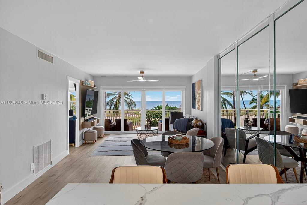 Live the beach lifestyle in this remodeled 2 Bed / 2 Bath penthouse condo at The Breakers of Pompano Beach. Enjoy stunning ocean views from almost every room, an open kitchen with stainless steel appliances, impact windows, and a private balcony to watch the sunrise. Amenities include a heated oceanfront pool, fitness center, private beach access, BBQ area, and secured lobby. Laundry room steps away, parking for 2 cars plus guests, and small pets welcome. Rent includes water, cable, and internet. Just minutes from the Pompano Pier, restaurants, shops, and nightlife.