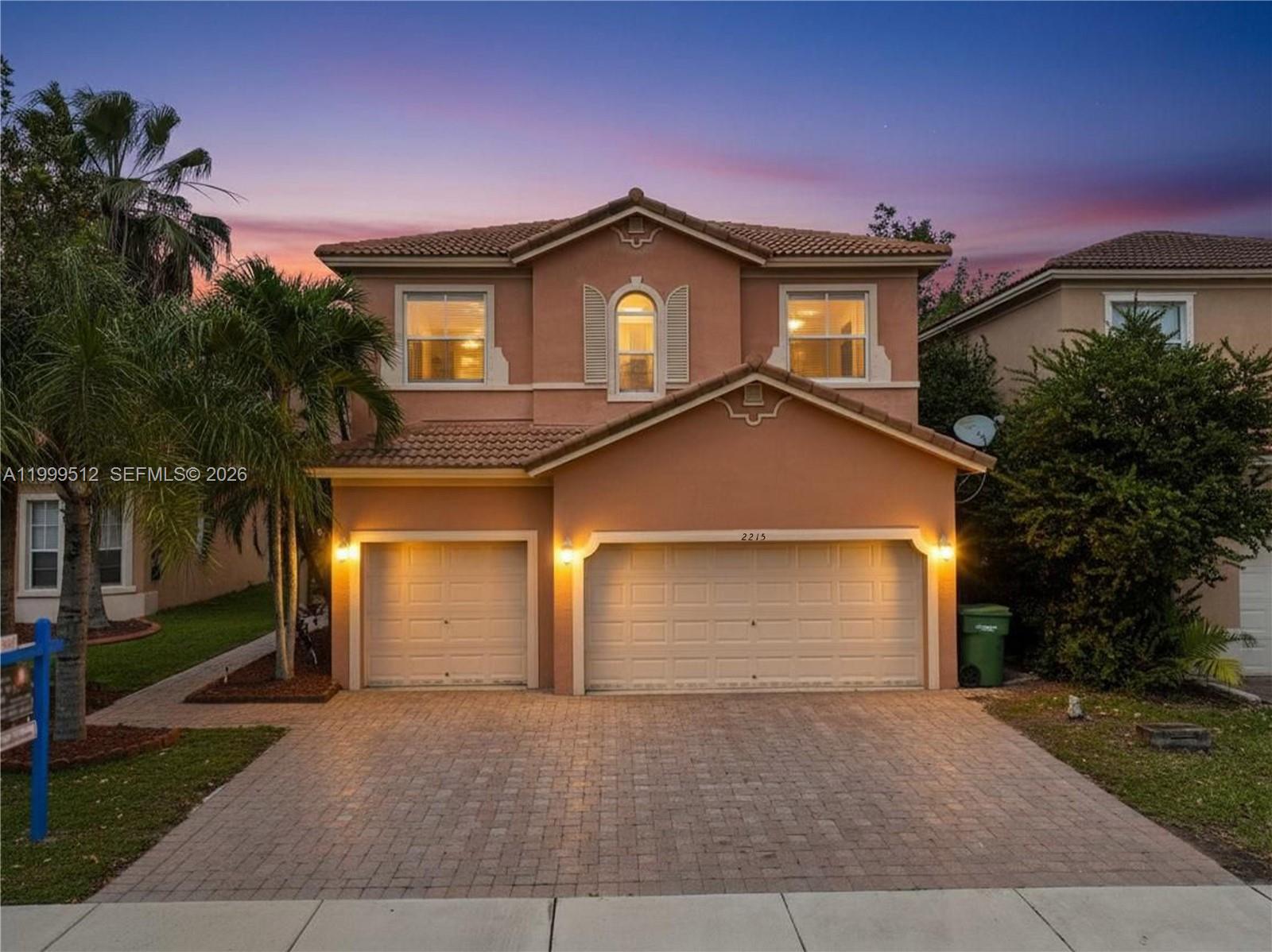 Welcome to this exceptional two-story single-family home featuring 7 bedrooms and 3 full bathrooms, located in the desirable gated community of Portofino Estates. This spacious residence offers a full bedroom and bathroom on the first floor, ideal for guests, in-laws, or multi-generational living.
Enjoy soaring ceilings and abundant natural light throughout, enhanced by large windows and glass doors. The thoughtfully designed layout features expansive living, family, dining, and kitchen areas, perfect for both everyday living and entertaining. Upstairs, you’ll find a generously sized primary suite complete with an en-suite bathroom and a walk-in closet, offering comfort and privacy. Additional highlights include a dedicated laundry room and a 3-car garage. Step outside to a fully fenced backyard with a patio, ideal for relaxing or hosting gatherings. Residents of Portofino Estates enjoy access to a beautiful clubhouse featuring multiple swimming pools, a fully equipped fitness center, and additional resort-style amenities. Conveniently located just minutes from Baptist Homestead Hospital, shopping centers, grocery stores, the Air Reserve Base, and the Florida Turnpike. Low HOA! Enjoy the immersive 3D virtual tour. May your best start here!