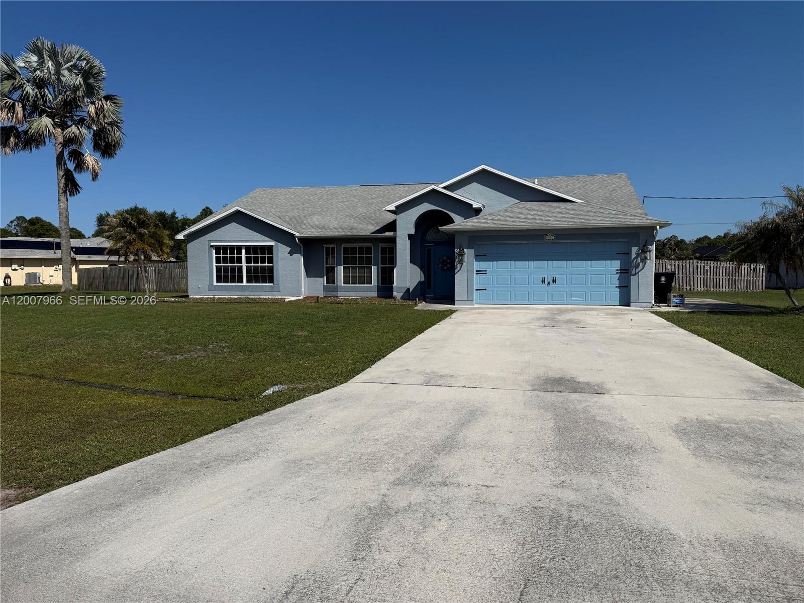 Lot Square Footage over 22,000 sq ft. Picturesque pool home on an 1/2 Acre lot with Great Curb Appeal in the desirable Torino neighborhood! This 3 BR's, 2 BA's home plus Living and Family rooms has tiles throughout.  Vaulted ceilings, with crown molding shows exceptional. Beautiful updated eat in kitchen includes new stainless-steel appliances, pantry & quart counter tops. Details include updated gorgeous baths, new Tile flooring, NO carpet & NEW ROOF (2023). Great patio space for entertaining or relaxing. NO HOA, and A/C -2014. Entire backyard is fenced.