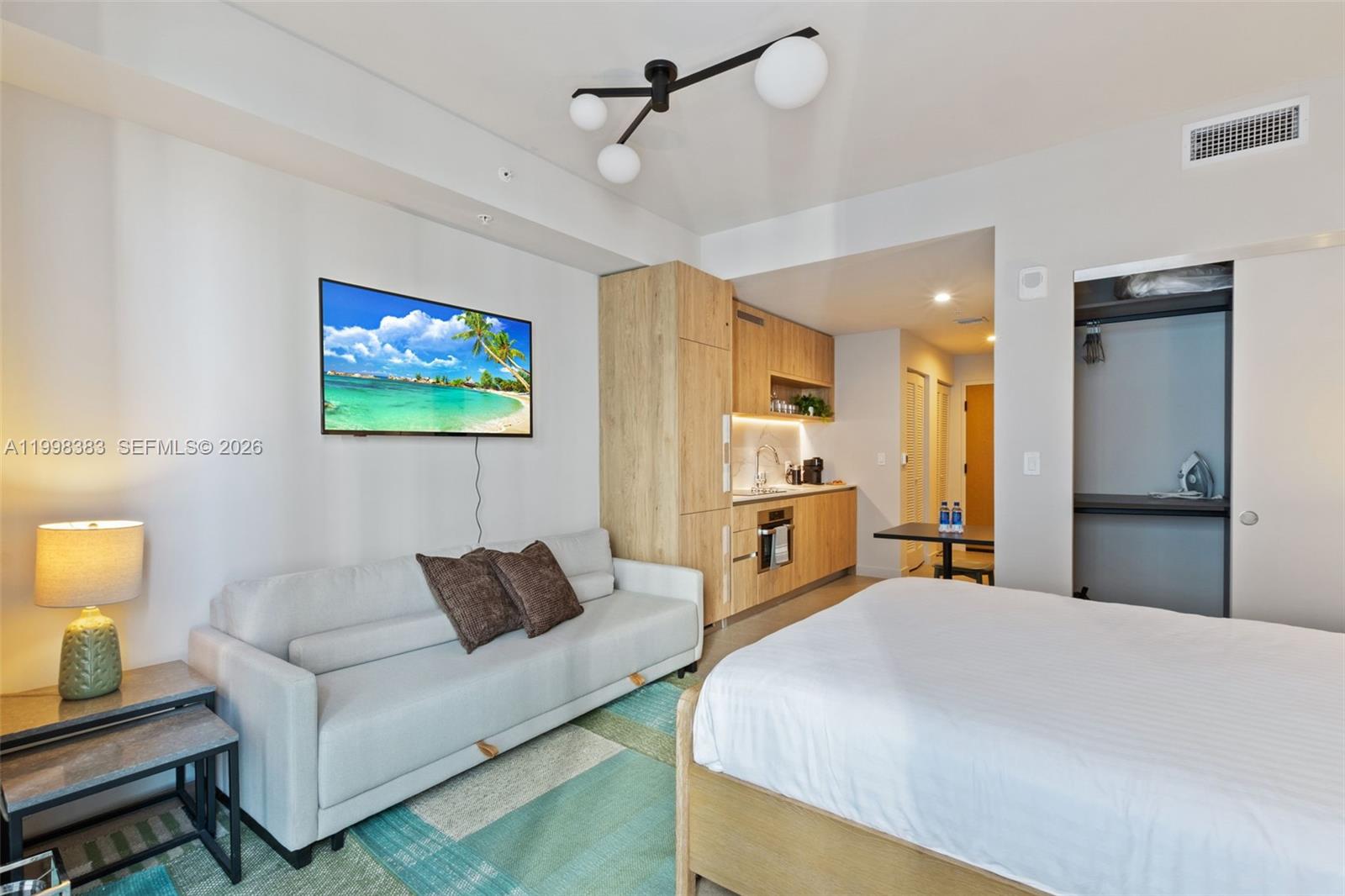 Brand-new, fully furnished oversized studio at The Crosby Miami Worldcenter — one of the largest studio layouts in the building with a private balcony. Features a queen bed + queen sofa bed, maximizing occupancy. Proven income-producing unit with 95% occupancy over the past two months and excellent reviews. Turnkey and ready for immediate short-term rentals (daily allowed). Enjoy resort-style amenities including rooftop pool, gym, spa, movie theater, and co-working spaces. Prime location steps from Kaseya Center, Brightline, Bayside, and Miami Worldcenter’s dining and entertainment. Ideal for investors seeking strong returns in a high-growth area. LAST PRICE - OWNER NEEDS TO SELL FAST.