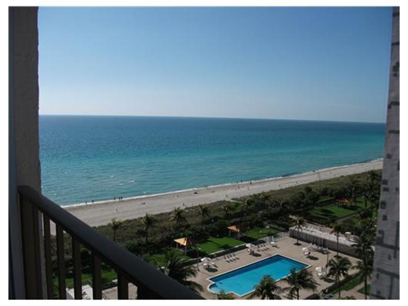 Spacious unit (1,190 s/f) at a choice location of Miami Beach. Great Ocean & City Views. Large living room w/ brand new wide flat screen TV with DVD player. Master Bedroom has king size bed and walk in closet. 2 full baths. A Den converted to a 2nd bedroo m. Folding doors. Tile floors all throughout. 1 assigned pkg. space. Included in the rent is: Internet, cable. Electricity not included. Vacant. No pet building. One year lease.