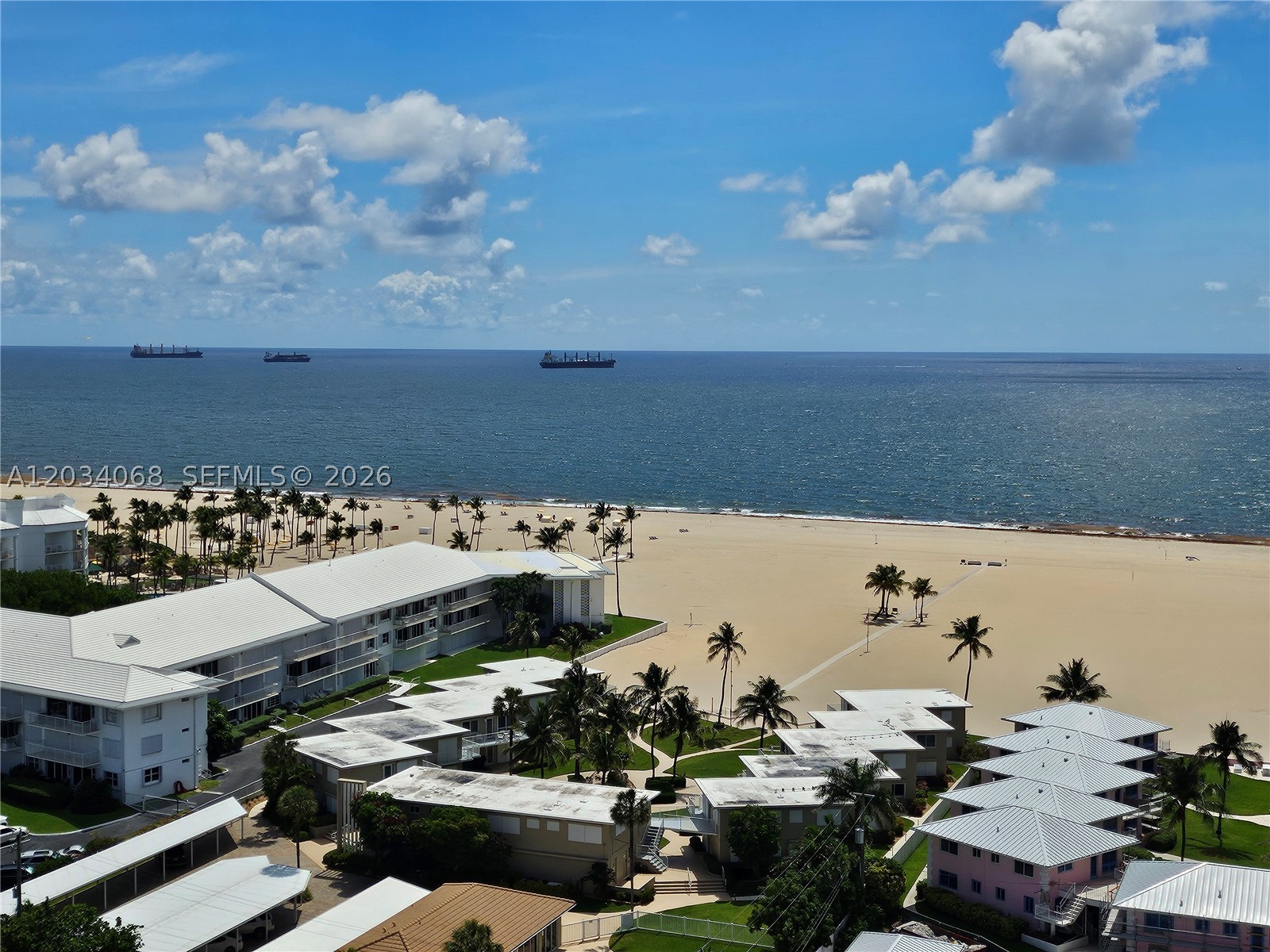 Very centric and quiet location just a few feet from the sand and beach. This unit is located on building highest floor with exceptional beach and pool views. Very large balcony. It has been completely remodeled including impact windows and doors. It is been offered fully furnished. Building offers many amenities including doorman, BBQ area, heated pool, cable TV and water included.