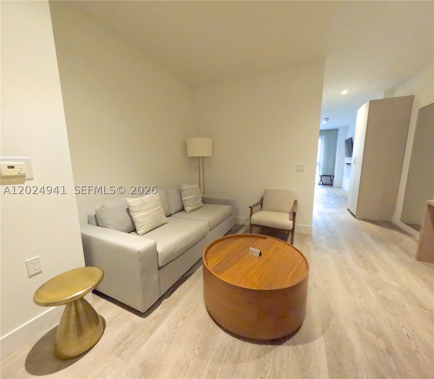 Fully furnished studio located at Smart Brickell Lodging 1 in the heart of Brickell, just a few blocks from Brickell City Centre. This modern condo-hotel, designed by Adrian Hoyos, features luxury finishes and offers resort-style amenities, including two pools, a spa, and a fitness center. Owners enjoy the flexibility of personal use (up to 6 months) or rental income, including short-term rentals like Airbnb, with the option to self-manage or participate in the optional Habitat Group Hotel Program or Leaseback. Don’t miss out on this great opportunity!