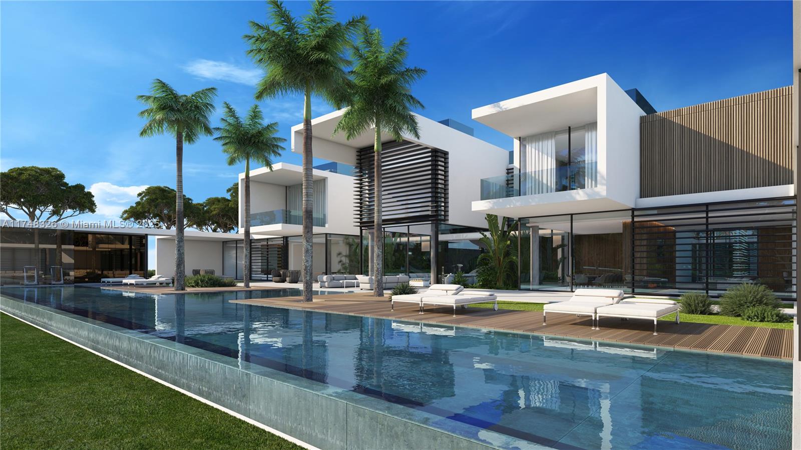Estate X, a contemporary masterpiece in AKAI Estates, epitomizes exclusivity. Designed by architect Vasco Vieira, this villa seamlessly integrates indoor & outdoor living across 48,642 total SF. Luxurious water features flow throughout, complementing the private tropical retreat while walls of glass offer panoramic views to the outdoors. Crafted to elevate the owner's lifestyle, this estate boasts an infinity-edge pool, gym, spa and captivating entertainment areas. The grand entrance evokes a 5-star resort oasis, setting the stage for unparalleled sophistication. Set on over 4 acres, AKAI Estates features a private helipad for seamless access, tennis courts, pickleball courts, a putting green, & basketball courts. Enjoy the ultimate in luxury living and a lifestyle unmatched in refinement.