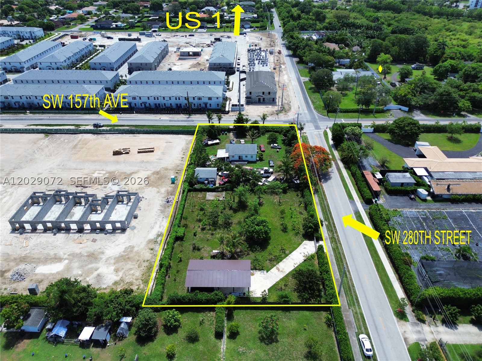 ATTENTION BUILDERS, DEVELOPERS, and INVESTORS!! Prime 1-ACRE inside the UDB; CORNER LOT; HIGH-VISIBILITY LOCATION; STRATEGIC POSITION; SURROUNDED BY MAJOR BUILDER ACTIVITY AND ACTIVE GROWTH CORRIDOR! Existing Residence provides immediate utility while investors evaluate long-term opportunities.  Property offered for its location and development/long-term potential. Buyer to conduct due diligence and verify zoning, land use and all development possibilities.  
*Contact Listing Agent for Details: 305-613-6832 
*Email Offers to: JRamos@Lifestyleir.com
Do Not Disturb occupants.