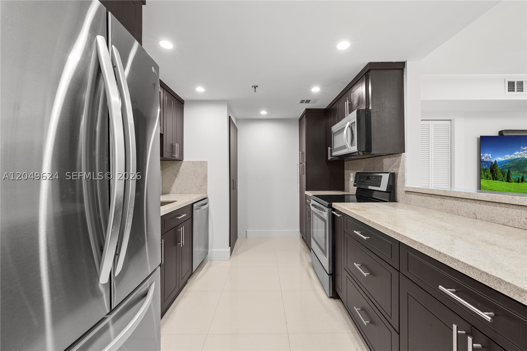 Beautifully remodeled 1-bedroom, 1-bathroom residence at 2457 Collins Avenue, Unit 307, offering the perfect blend of comfort and beachfront living. This bright and inviting apartment is partially furnished and features two private balconies, creating wonderful indoor-outdoor living spaces to enjoy the Miami Beach breeze.
The home includes the convenience of an in-unit washer and dryer 1 private assigned parking spot and is available for immediate occupancy. One assigned covered parking space is included.
Enjoy an exceptional lifestyle with direct beach access, an oceanfront pool, fitness center, and sauna, all within a well-maintained oceanfront building. Ideally located on Millionaire's Row, this move-in-ready residence offers the best of Miami Beach living just steps from the sand.